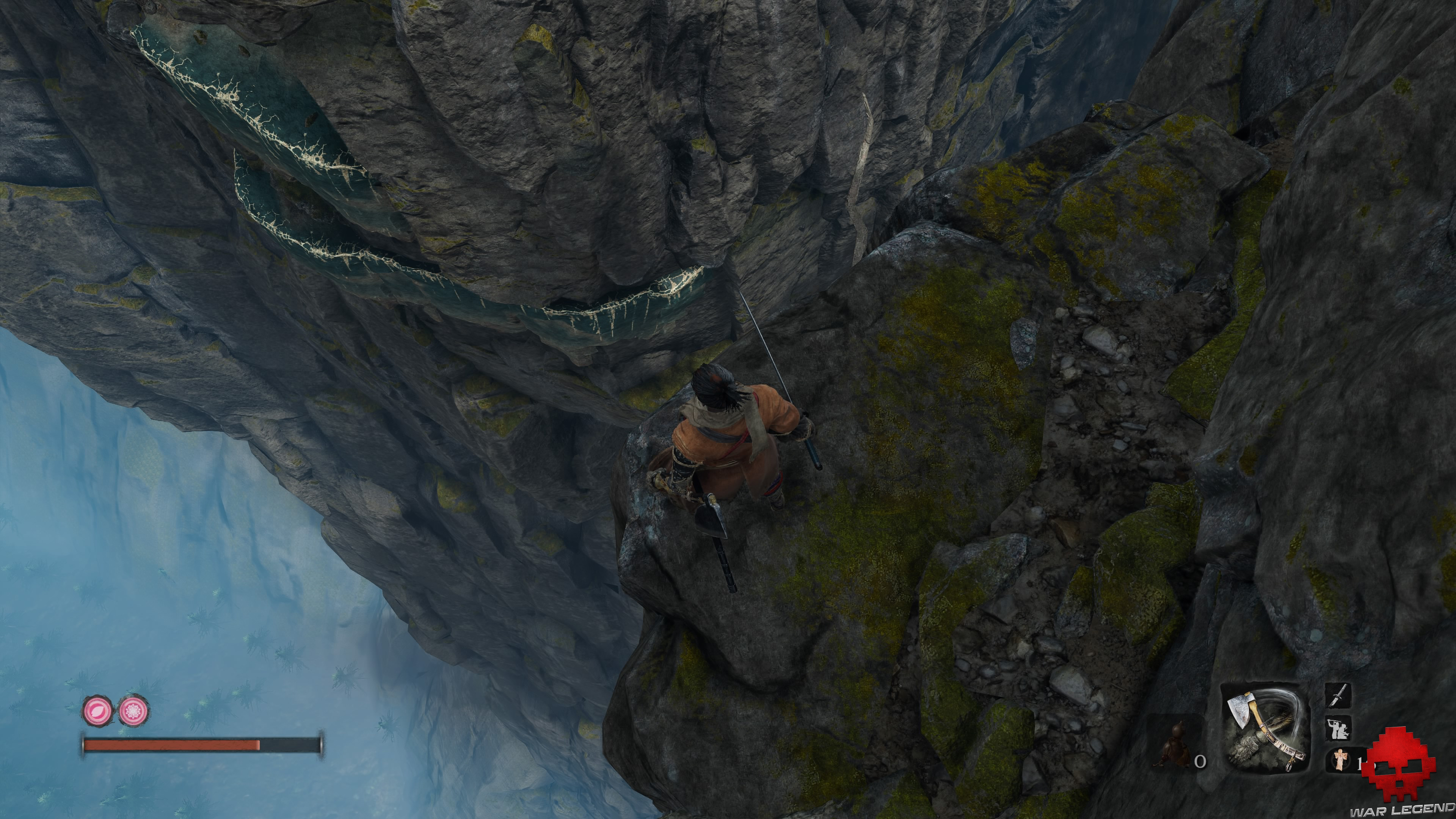 Soluce Sekiro temple senpo mont kongo vide à pîc