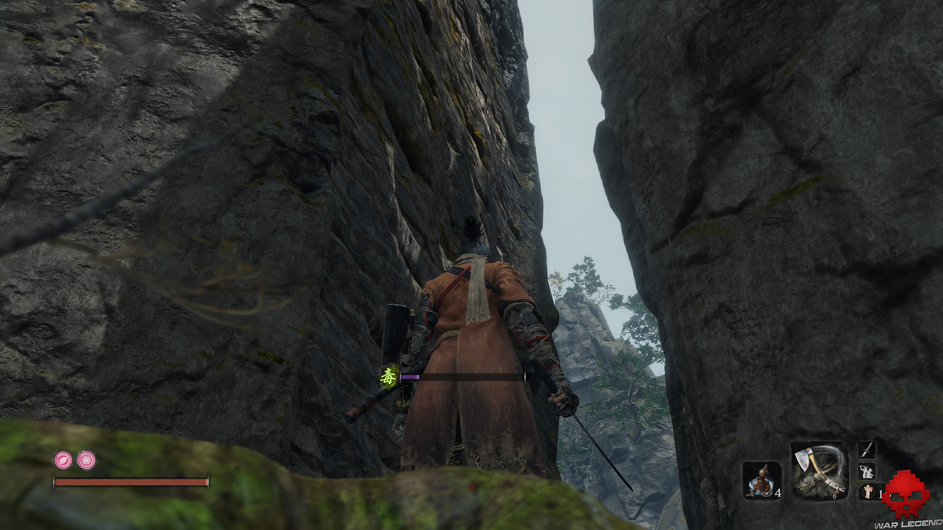 Soluce Sekiro temple senpo mont kongo passage étroit