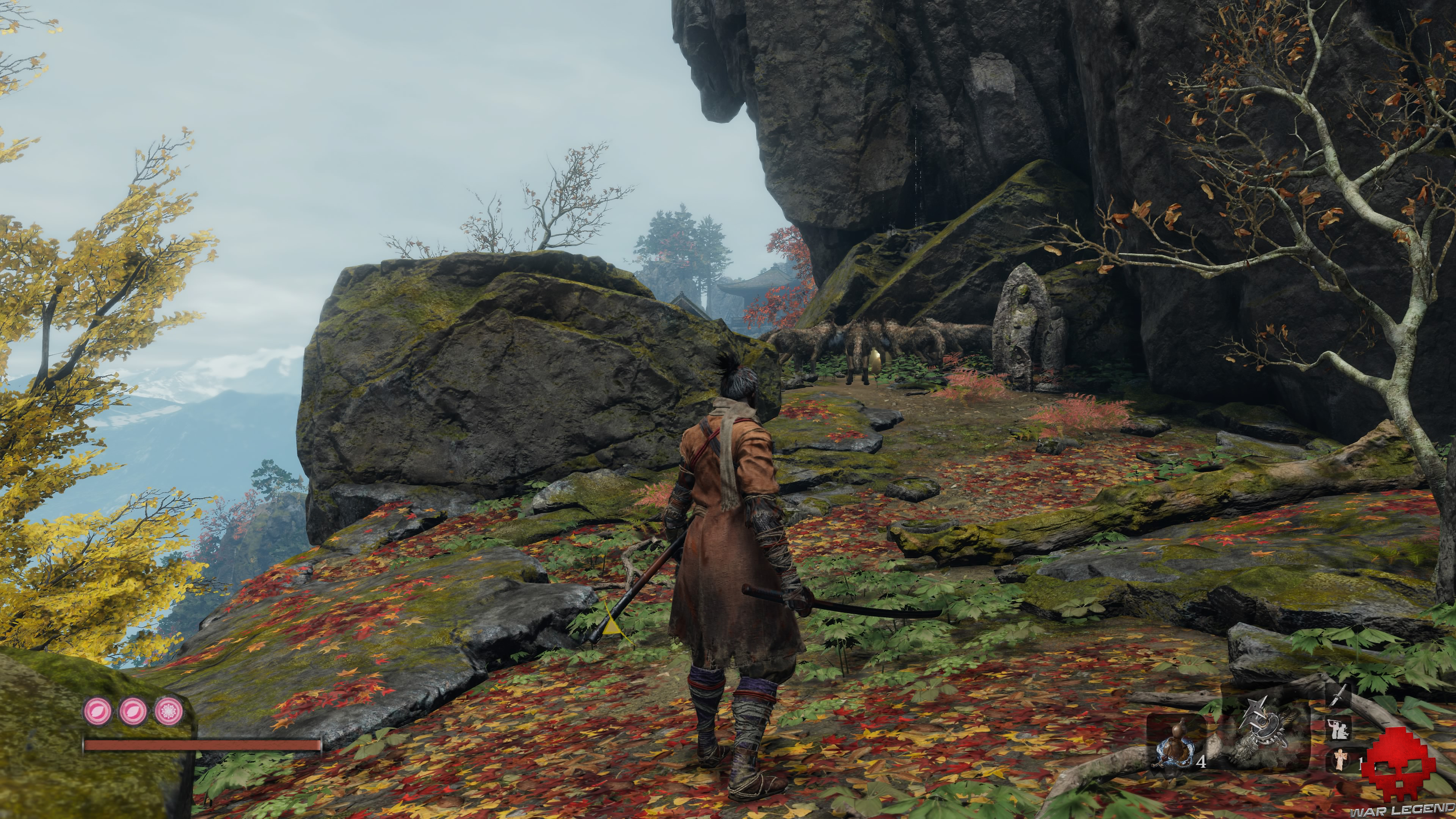 Soluce Sekiro temple senpo mont kongo meute de loups