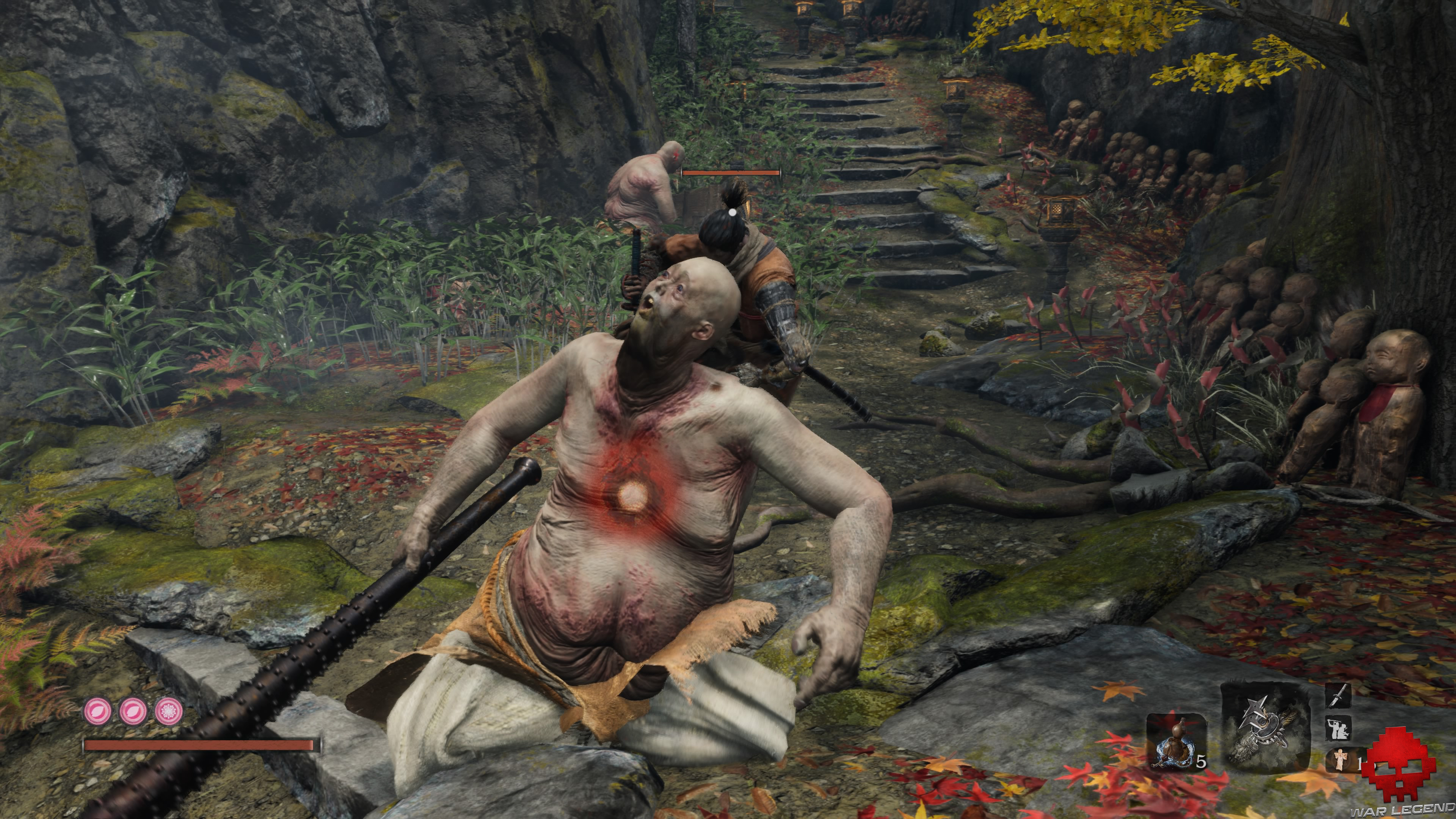 Test Sekiro temple senpo mont kongo assassinat