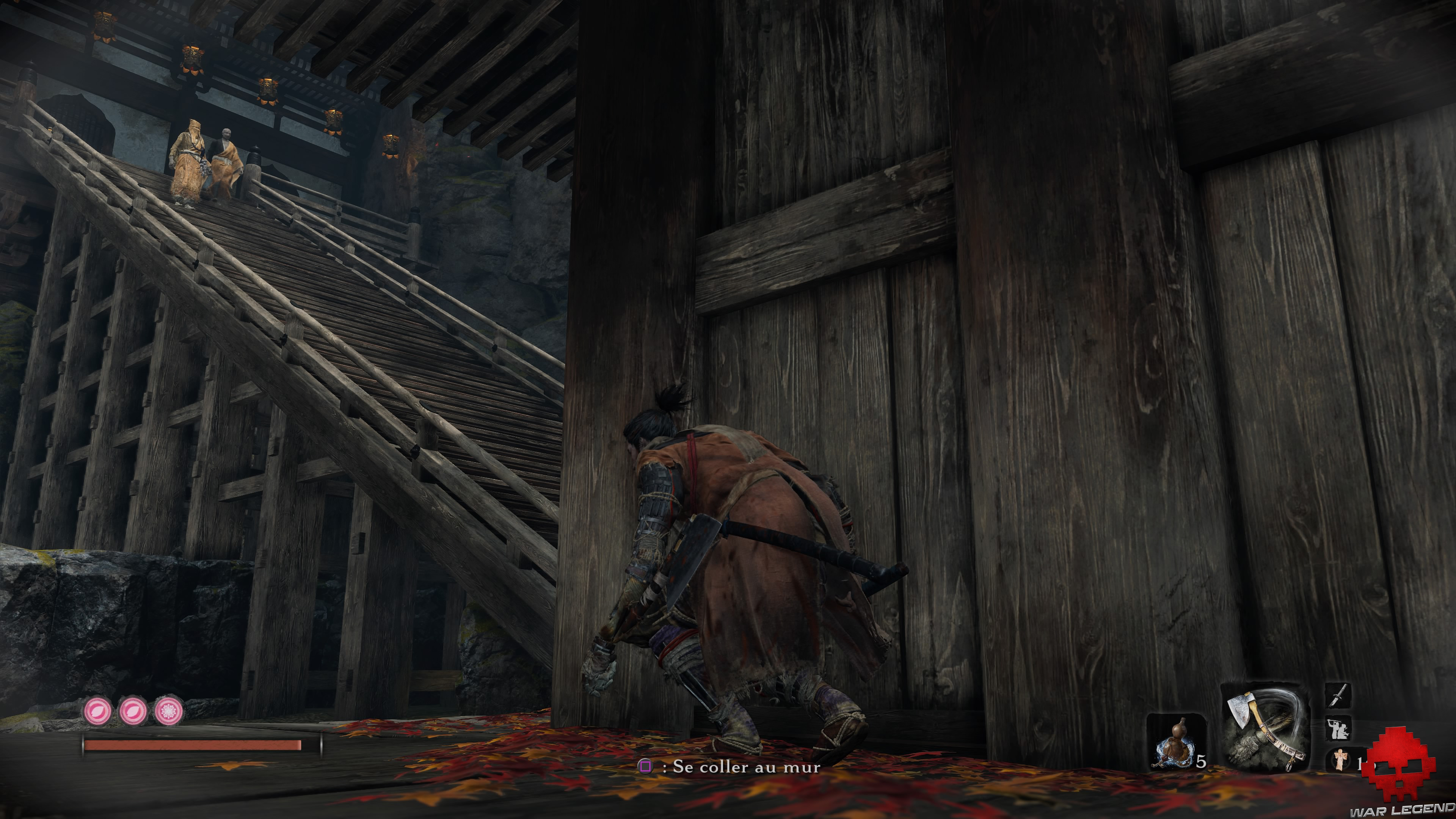 Soluce Sekiro temple senpo mont kongo grand escalier