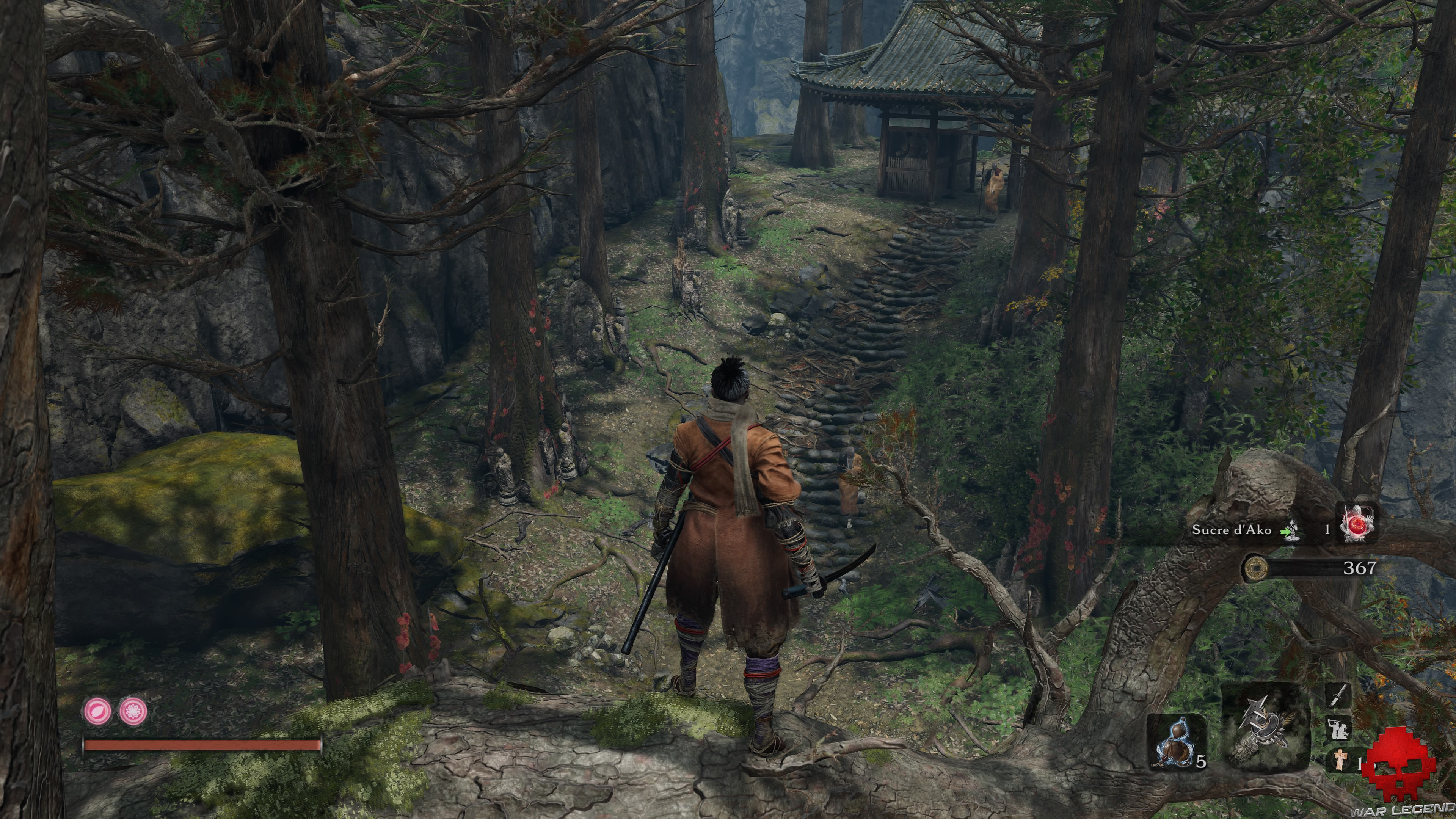 Soluce Sekiro temple senpo mont kongo moines