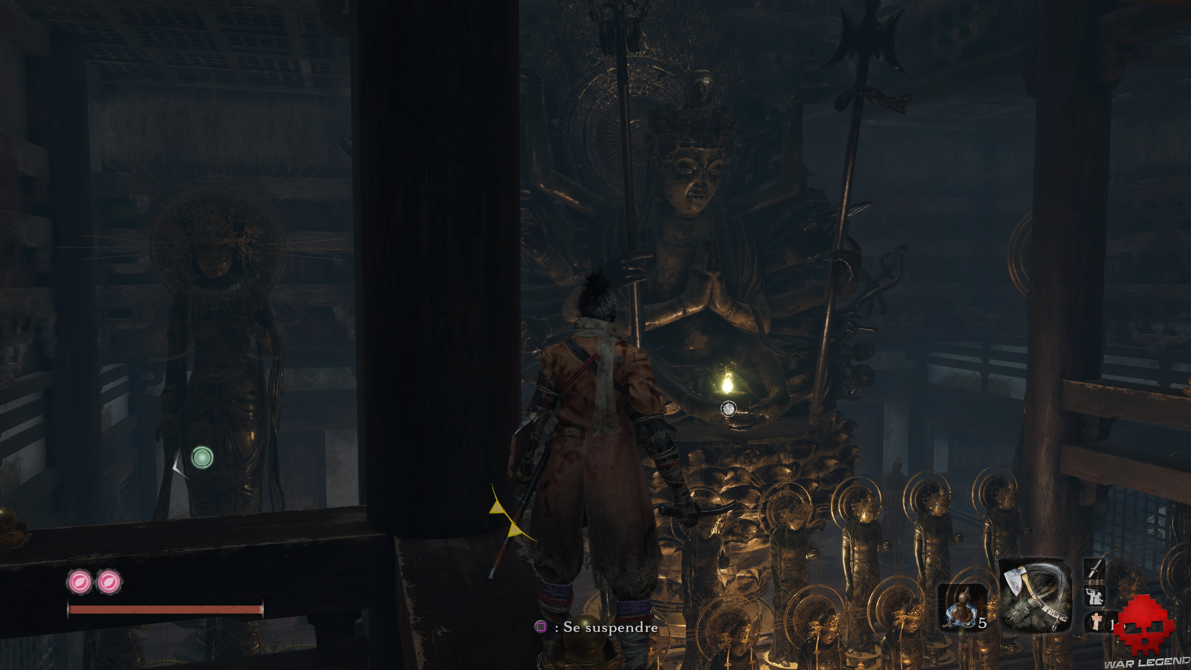 Soluce Sekiro temple senpo mont kongo bouddha géant