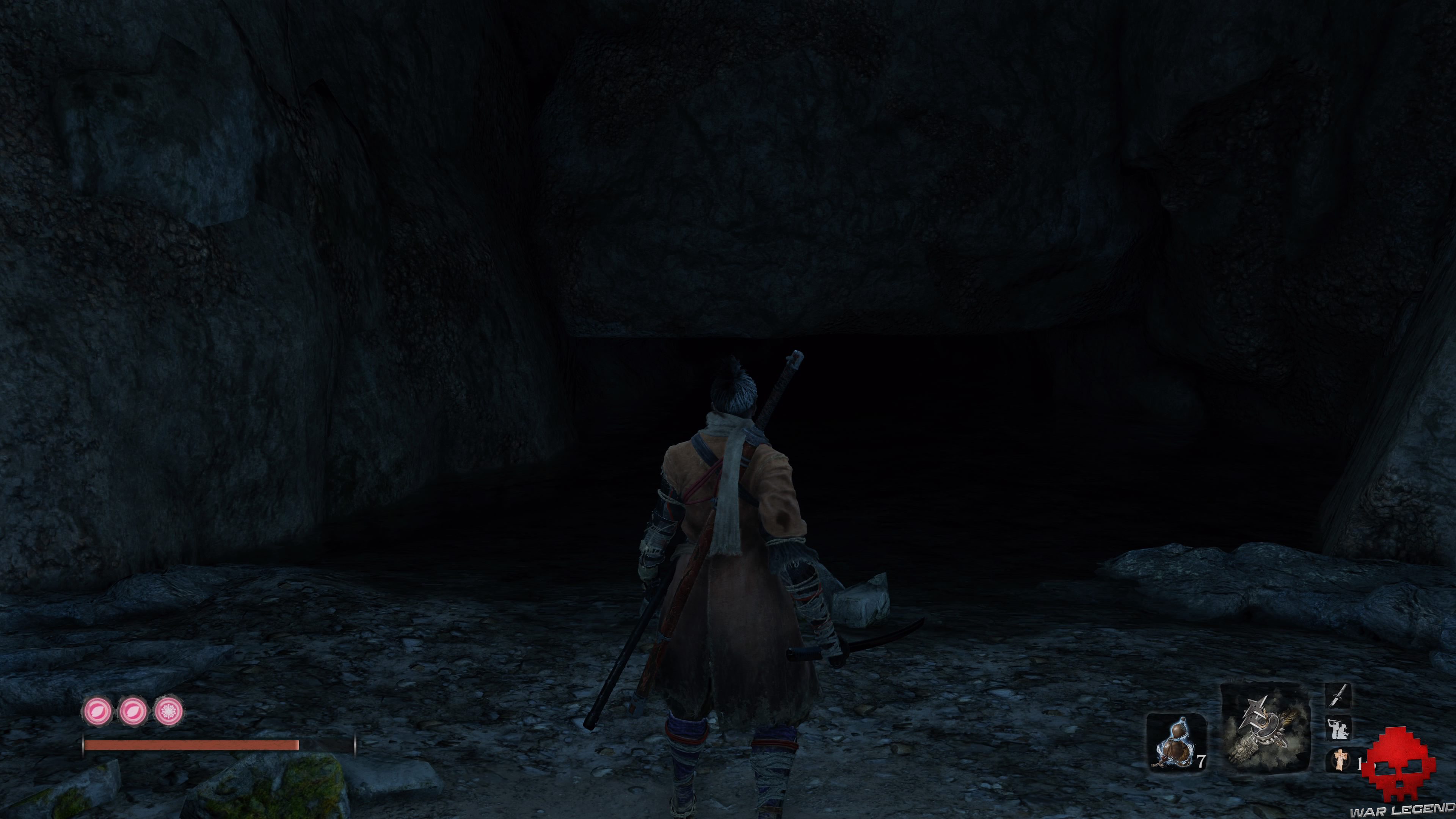 Soluce Sekiro temple senpo mont kongo petit tunnel