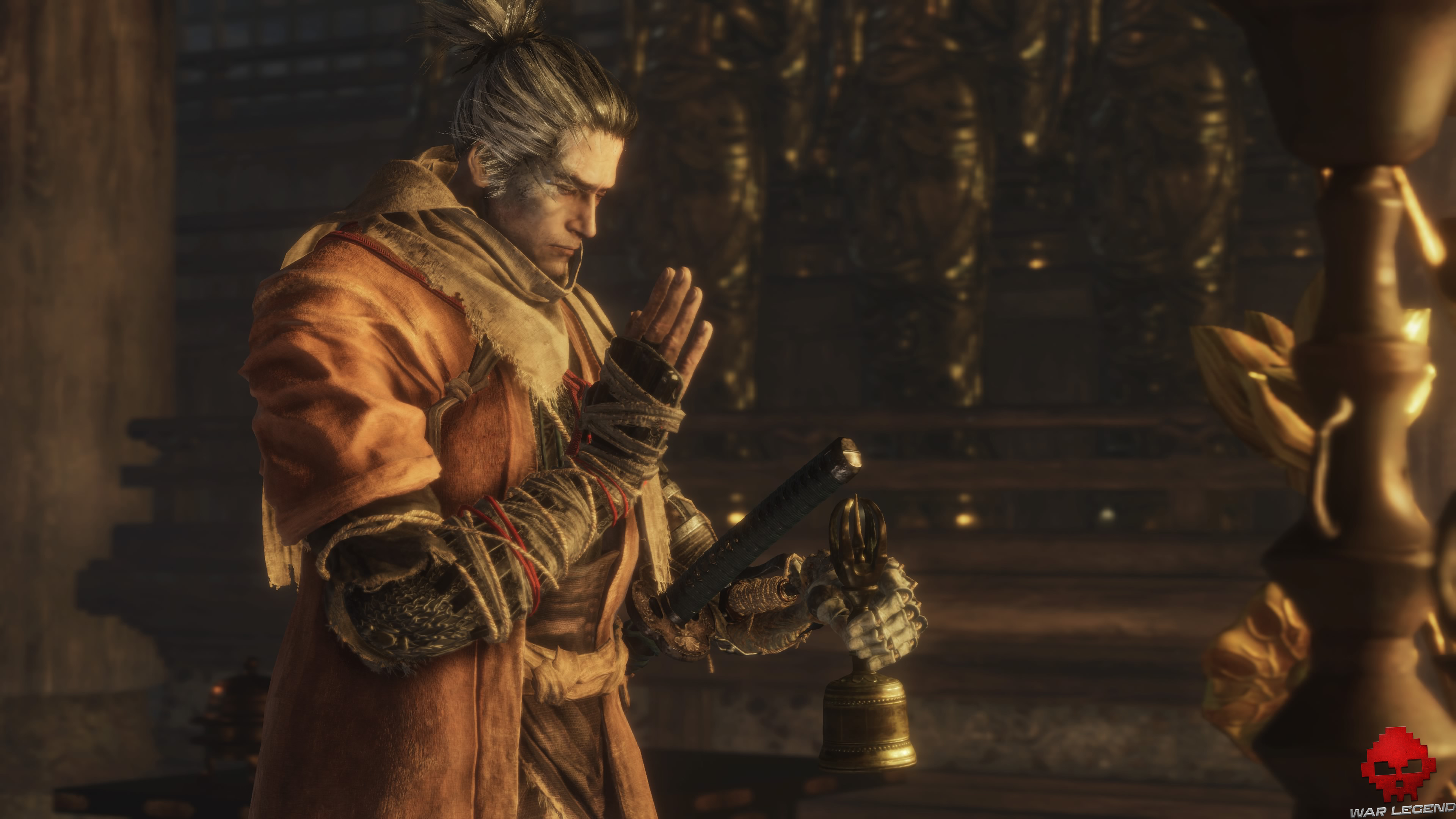 Soluce Sekiro temple senpo mont kongo prièreà la cloche