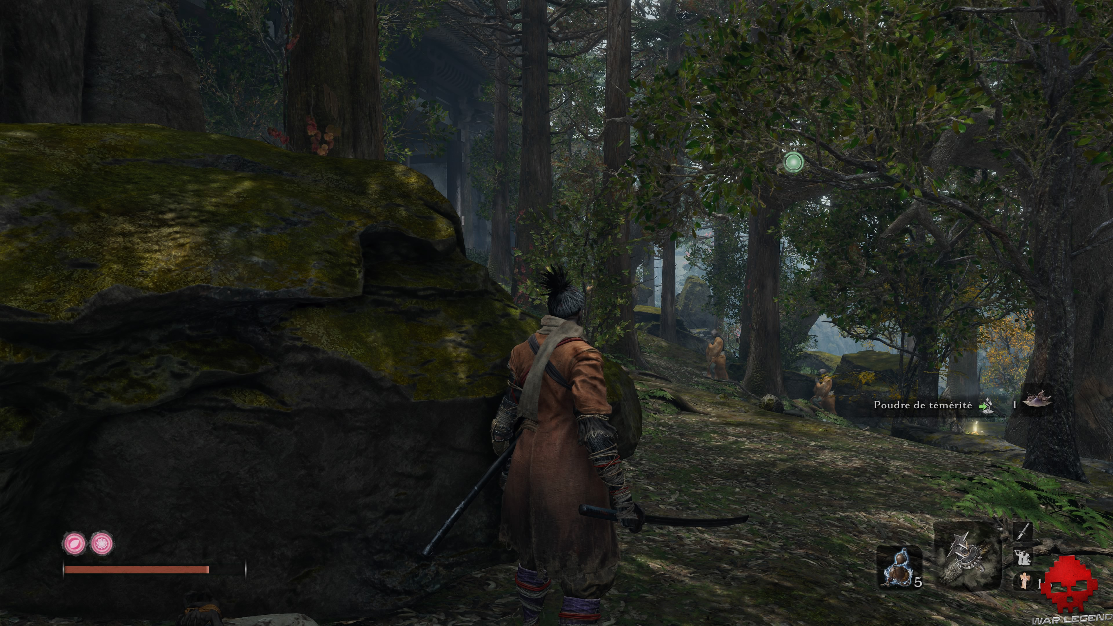 Soluce Sekiro temple senpo mont kongo embuscade