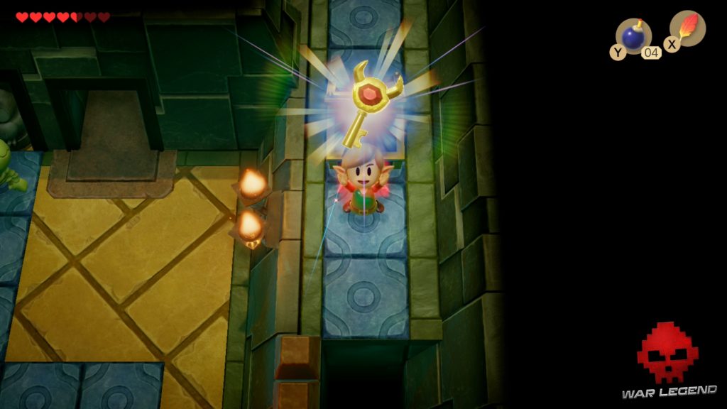 Soluce The Legend of Zelda Link’s Awakening Le Souterrain aux Clés