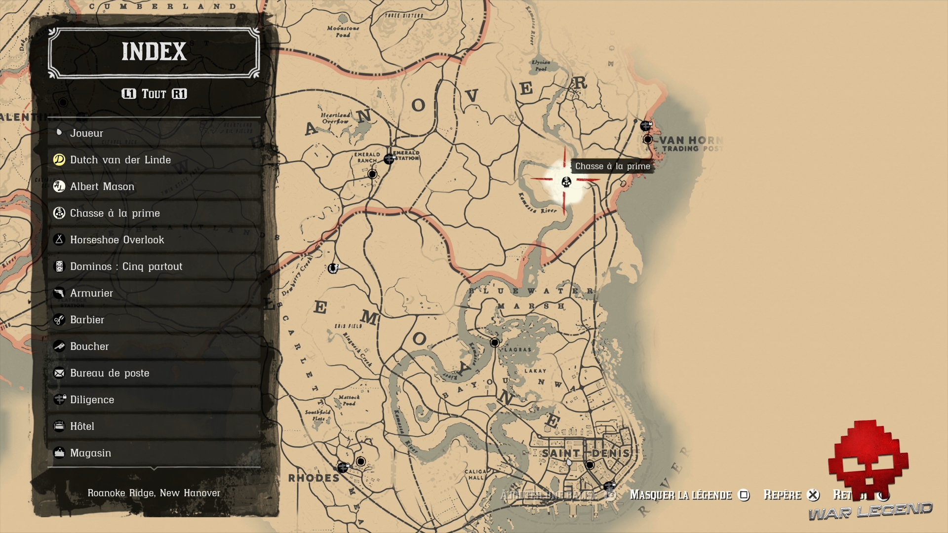 Soluce Red Dead Redemption 2 Lindsey Wofford emplacement de Lindsey Wofford