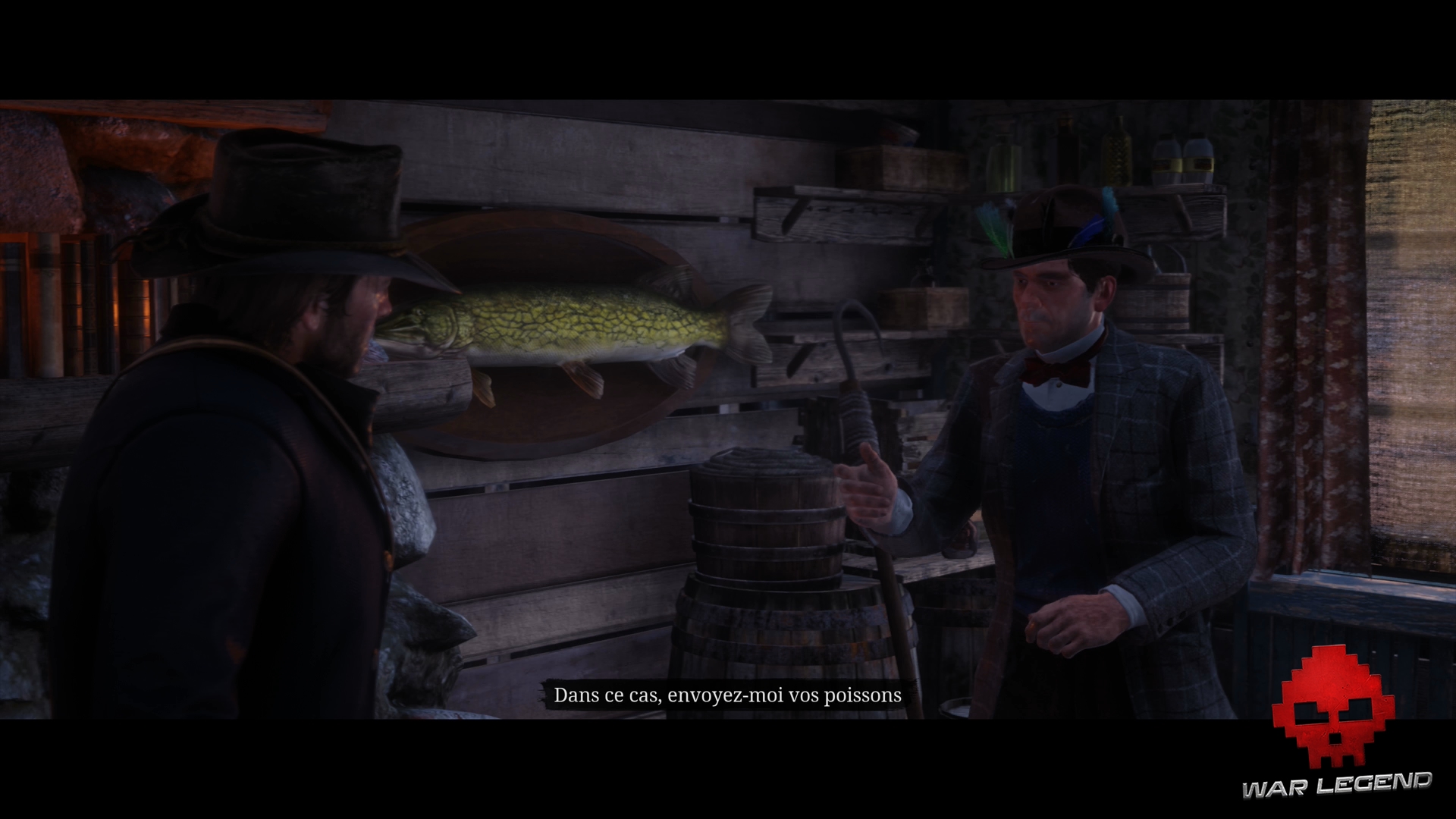 Soluce Red Dead Redemption 2 Pêcheur de poissons discussion avec Jeremy Gill