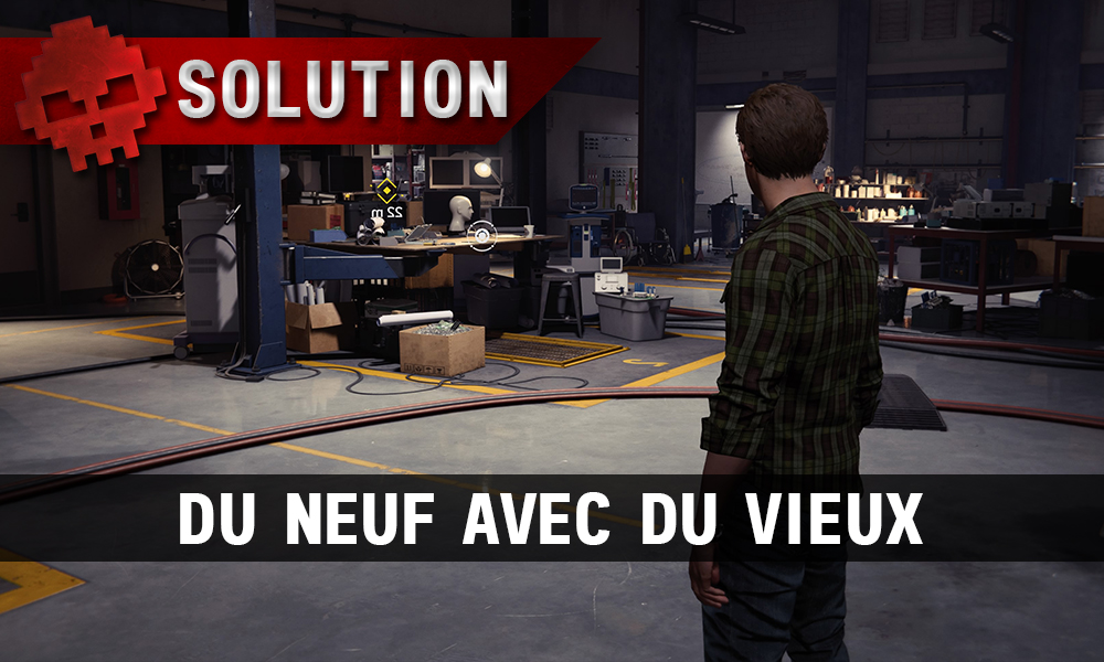 Vignette soluce Spider-Man du Neuf avec du Vieux peter parker laboratoire