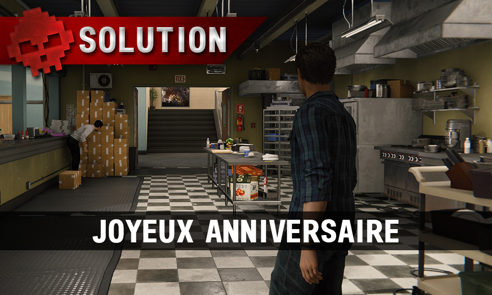 Vignette solution Spider-Man Joyeux Anniversaire peter parker derrière Martin Li
