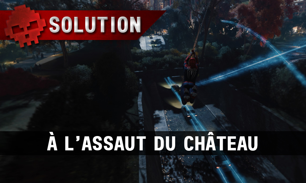 Vignette solution spider-man à l'assaut du château
