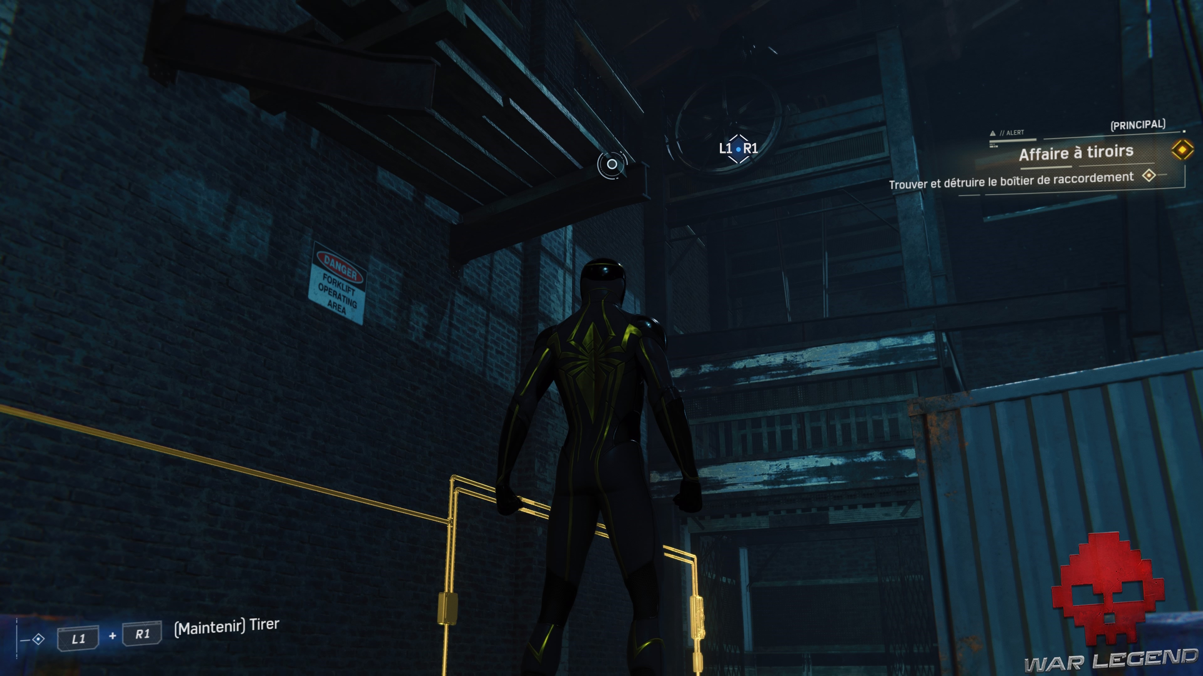 une cage d'ascenceur