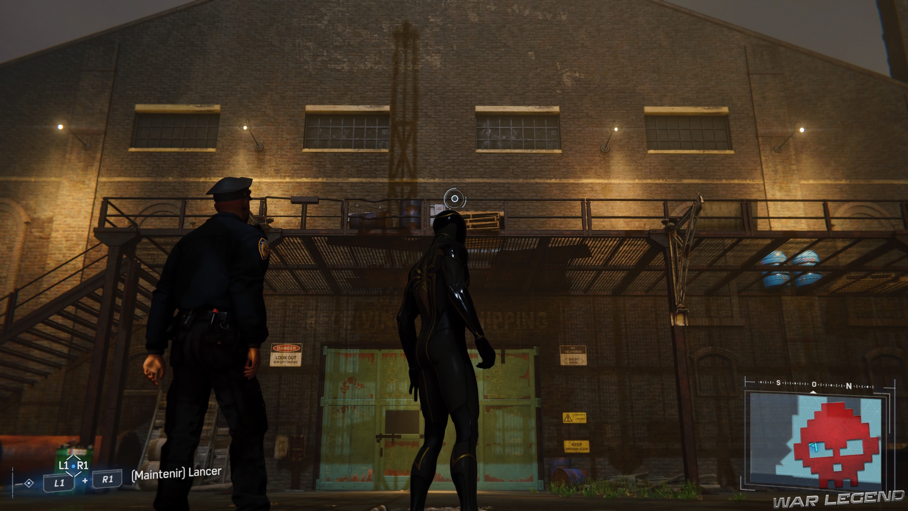 la police vient d'arriver