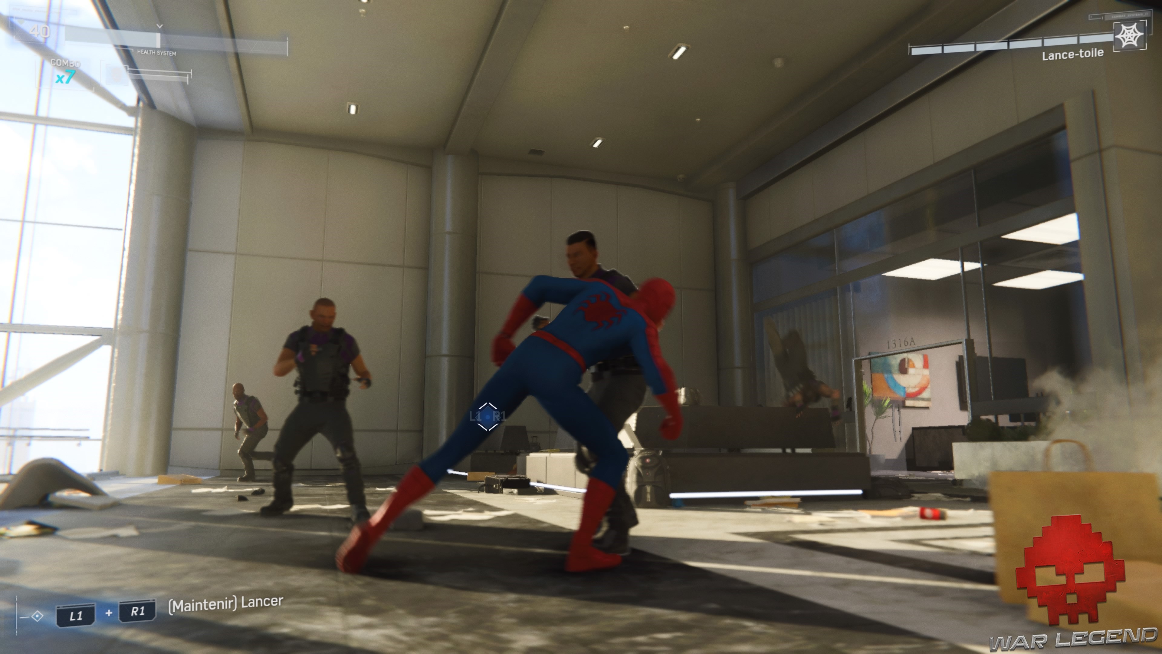 Spider-Man arrive au corps à corps