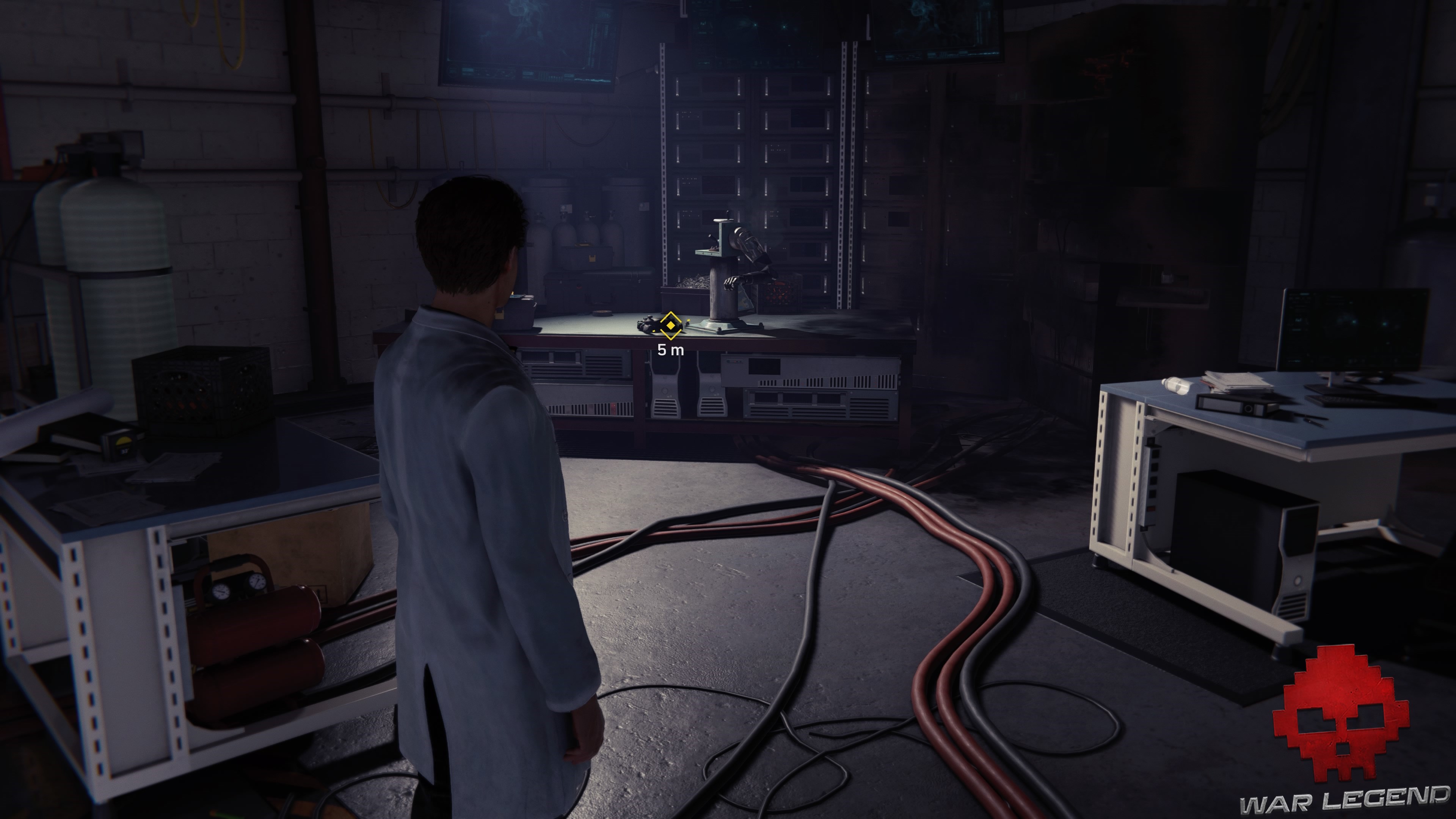 Peter fait face à un plan de travail