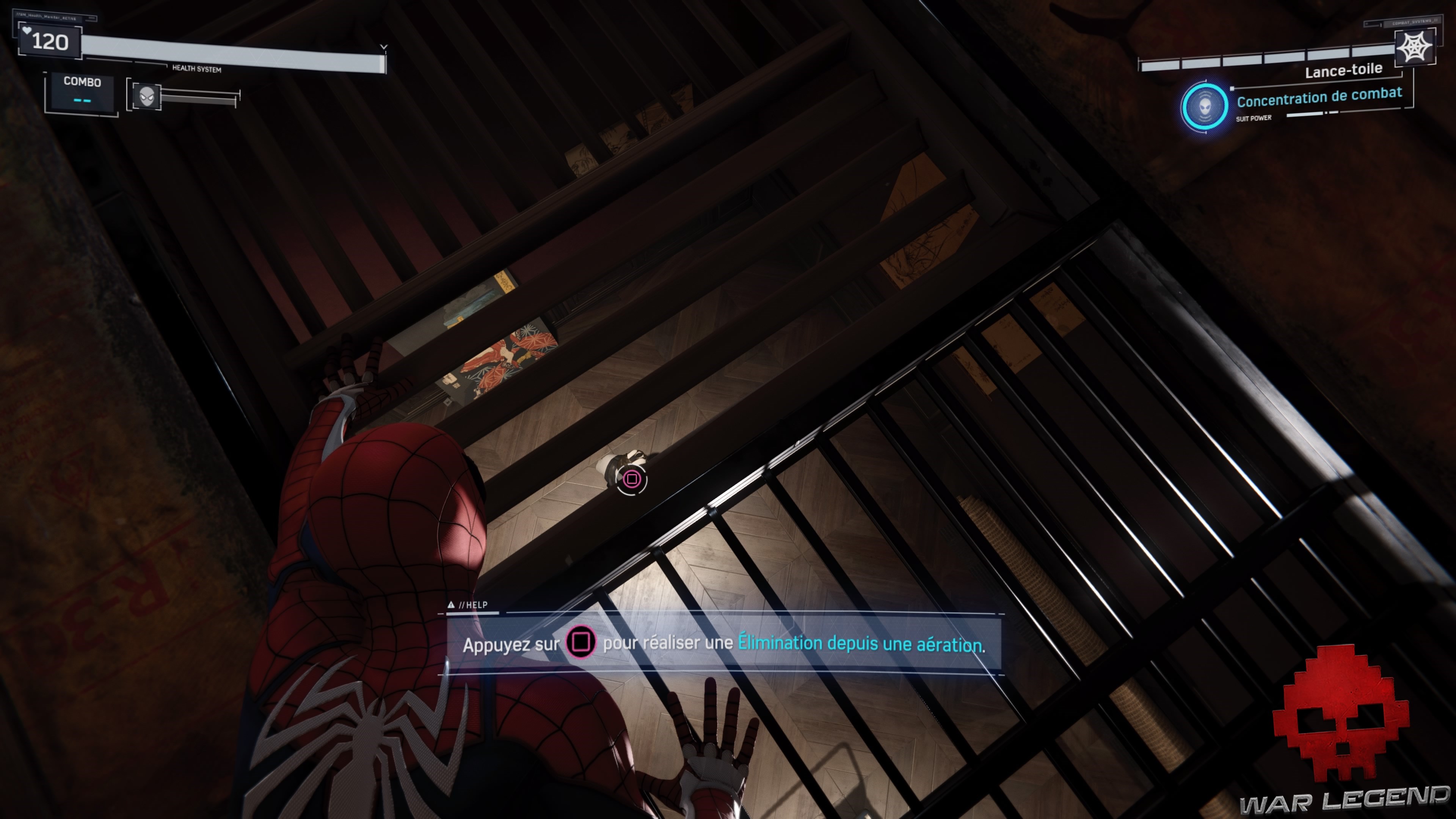 Au dessus d'un garde