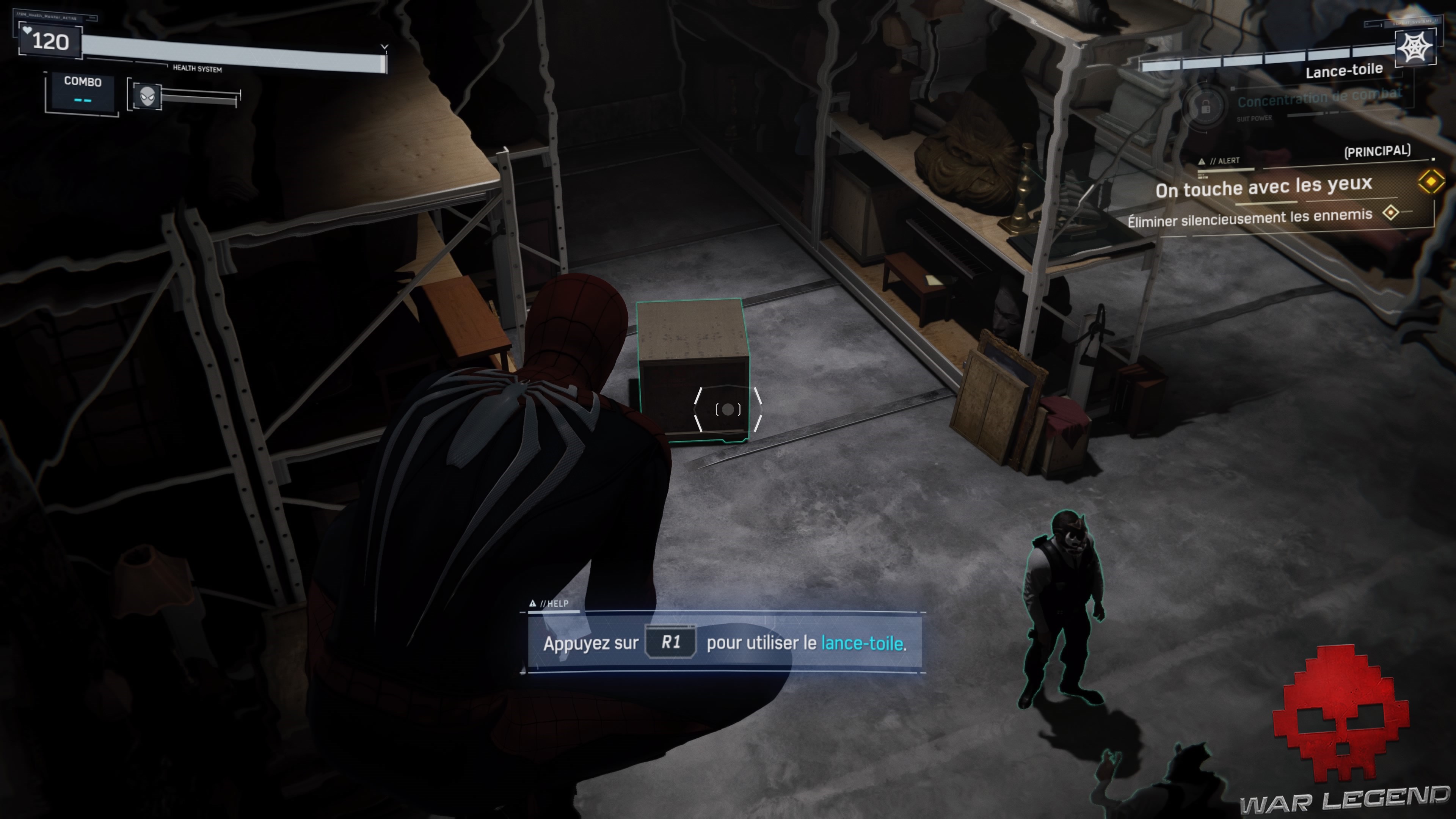 Un élément du décor utilisable