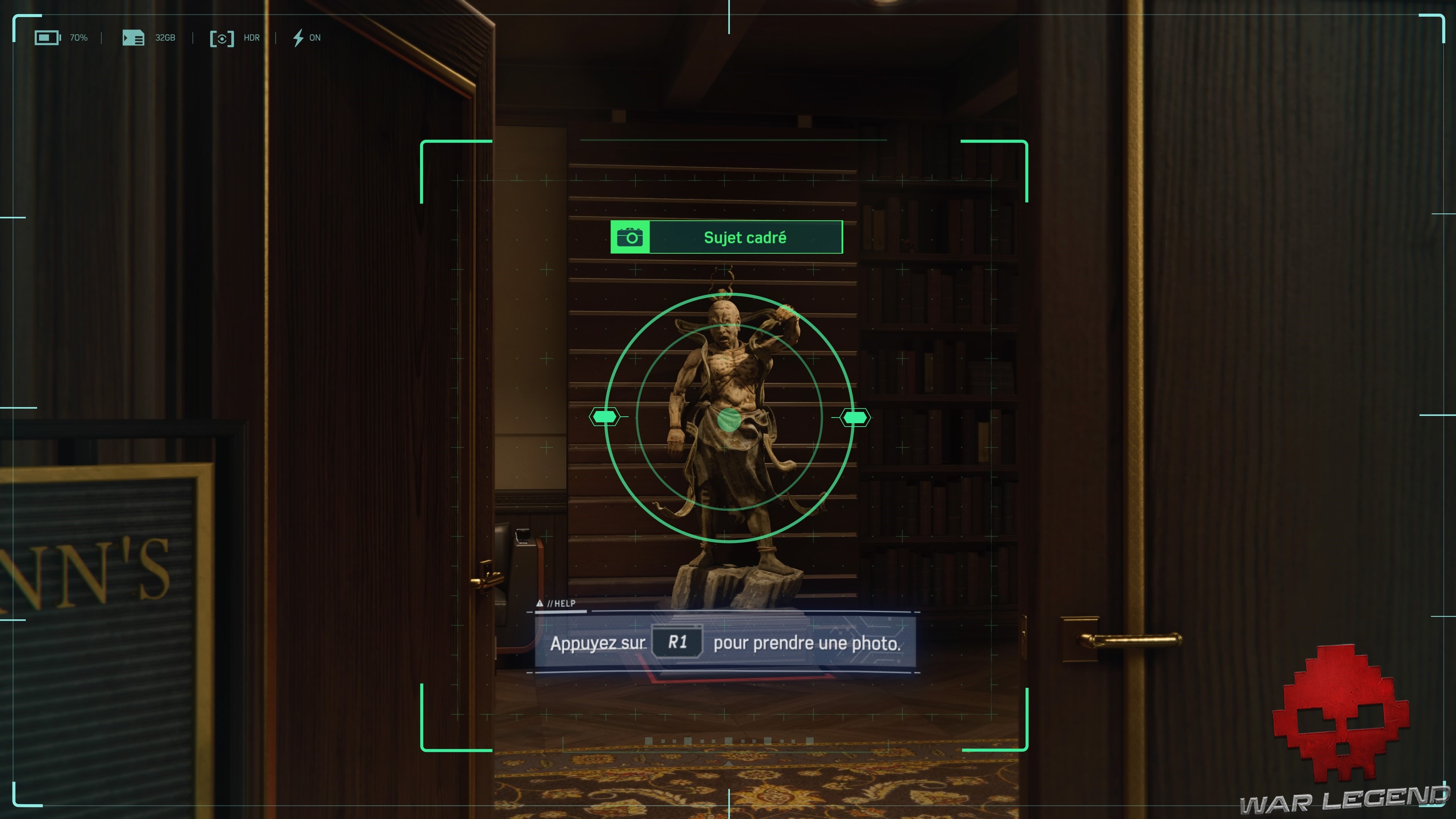 Une statue du musée