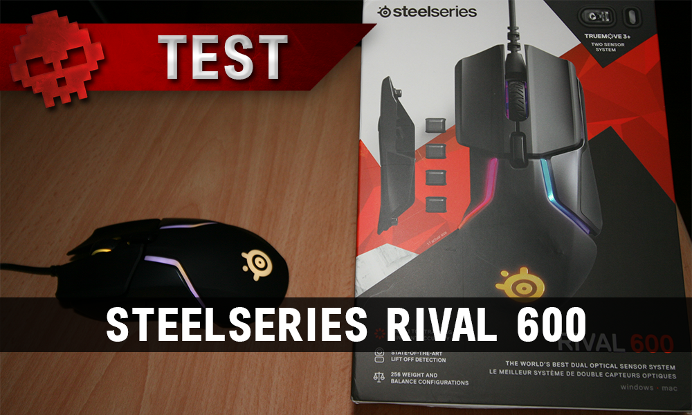 La SteelSeries Rival 600 et sa boîte