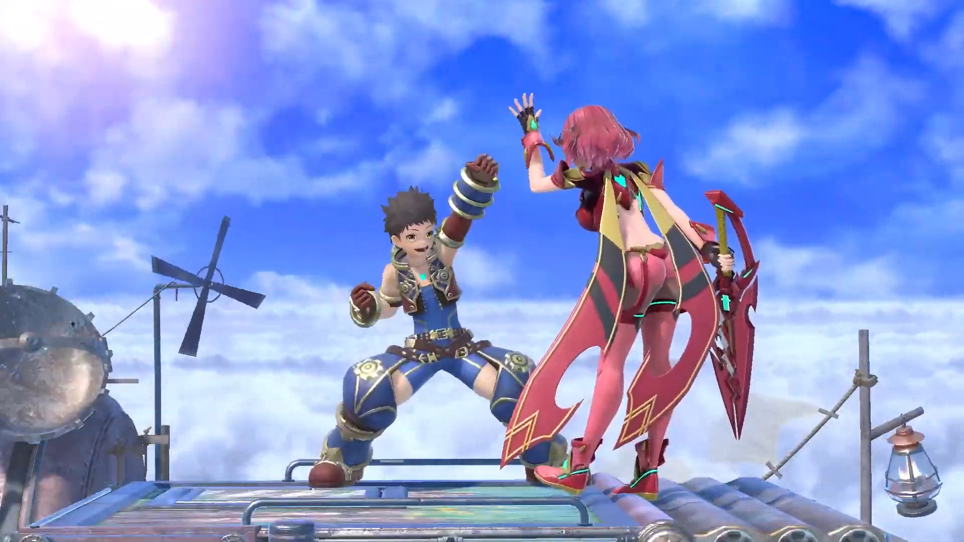 Super Smash Bros. Ultimate – Pyra_Mythra en action (Nintendo Switch) 1-4-3 screenshot