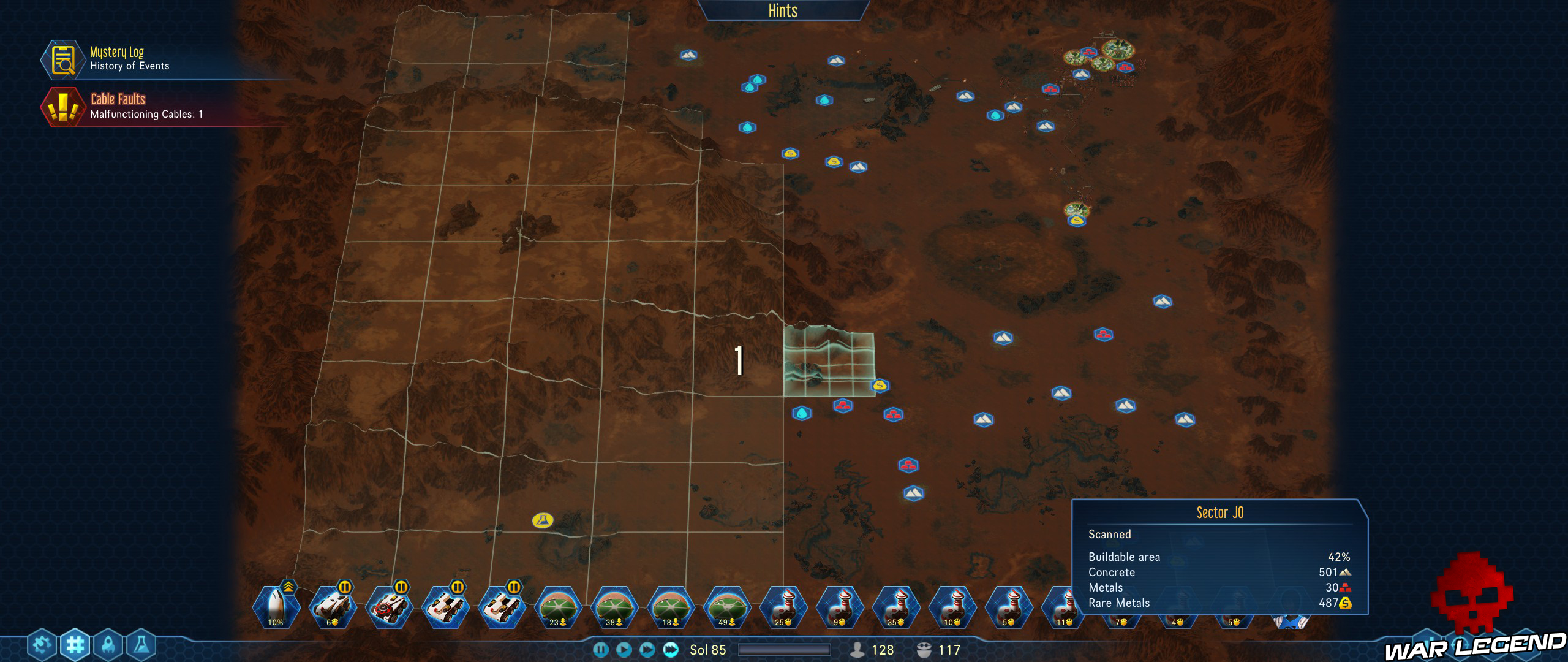 Surviving Mars carte gloable