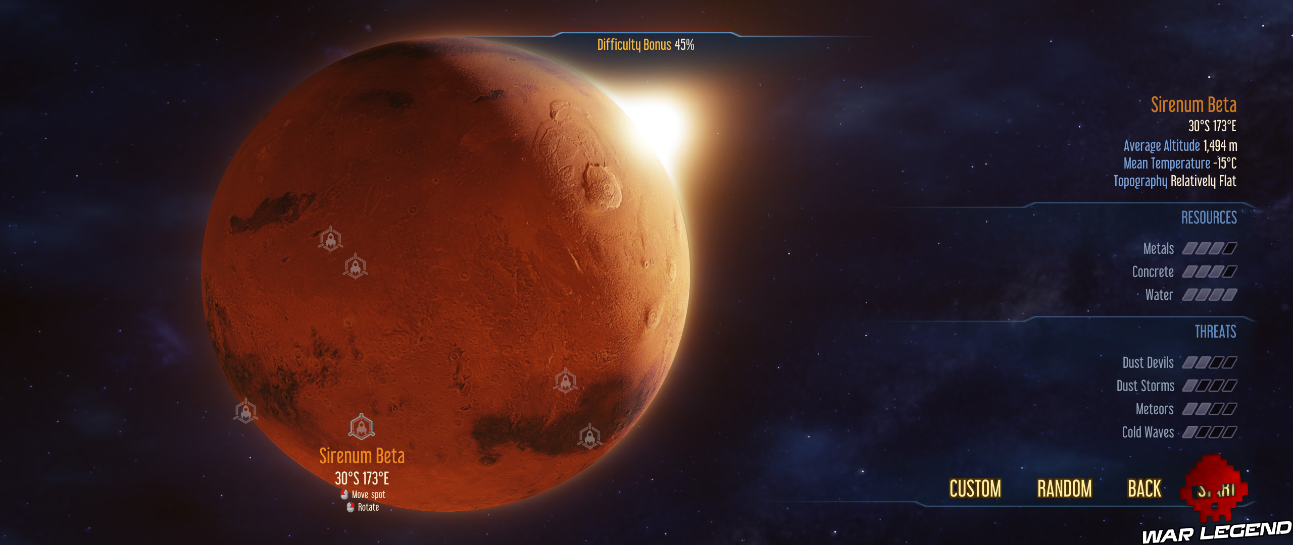 Surviving Mars planète rouge