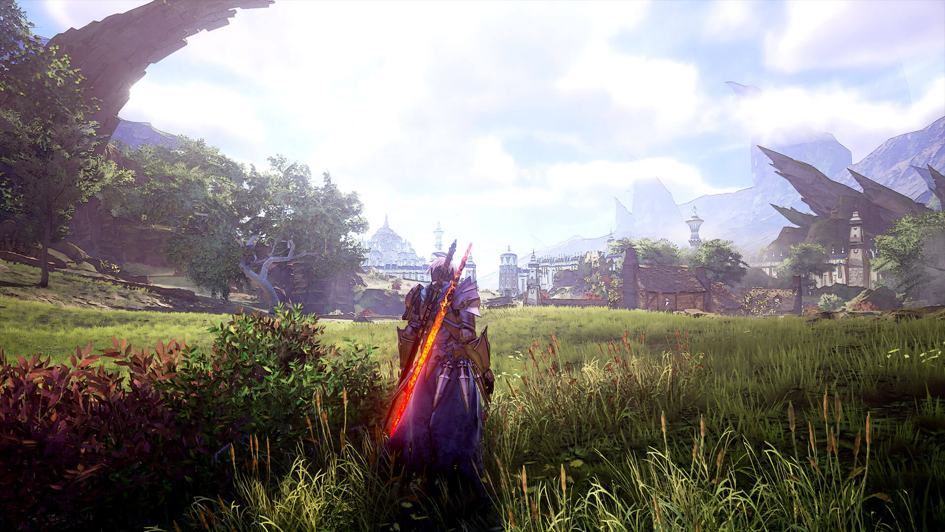 screenshot Tales of Arise héros dans champ