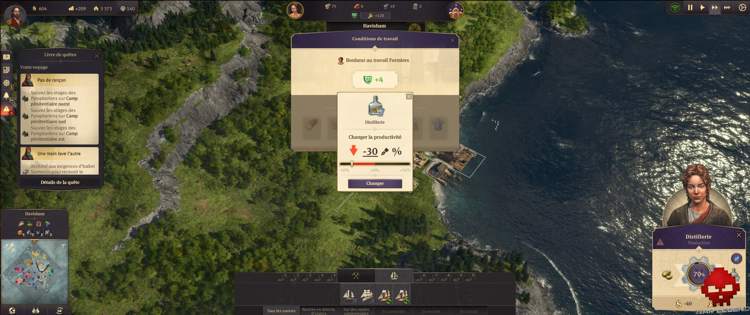 Test Anno 1800 productivité