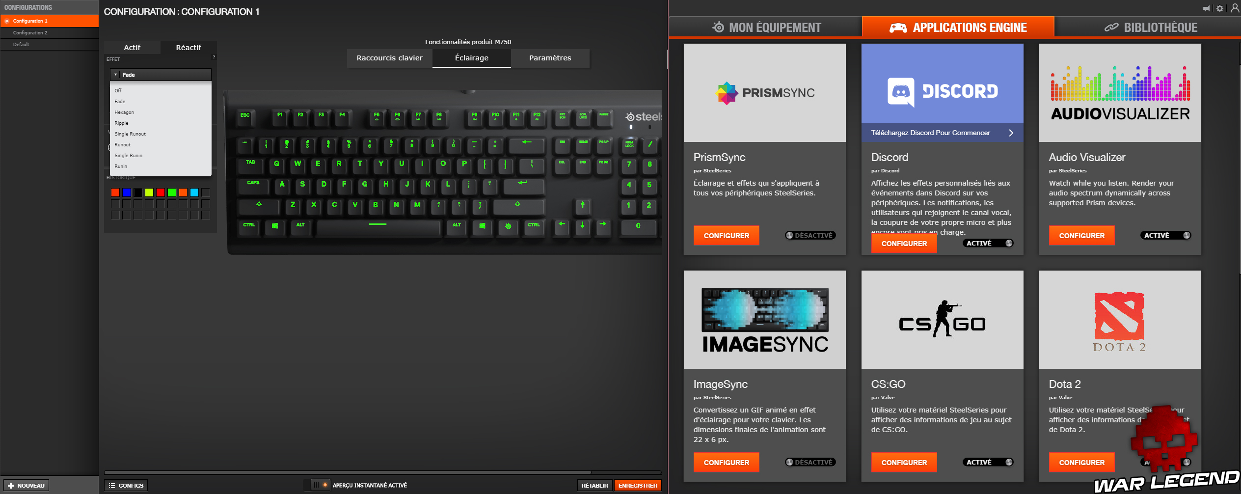 Test SteelSeries Apex M750