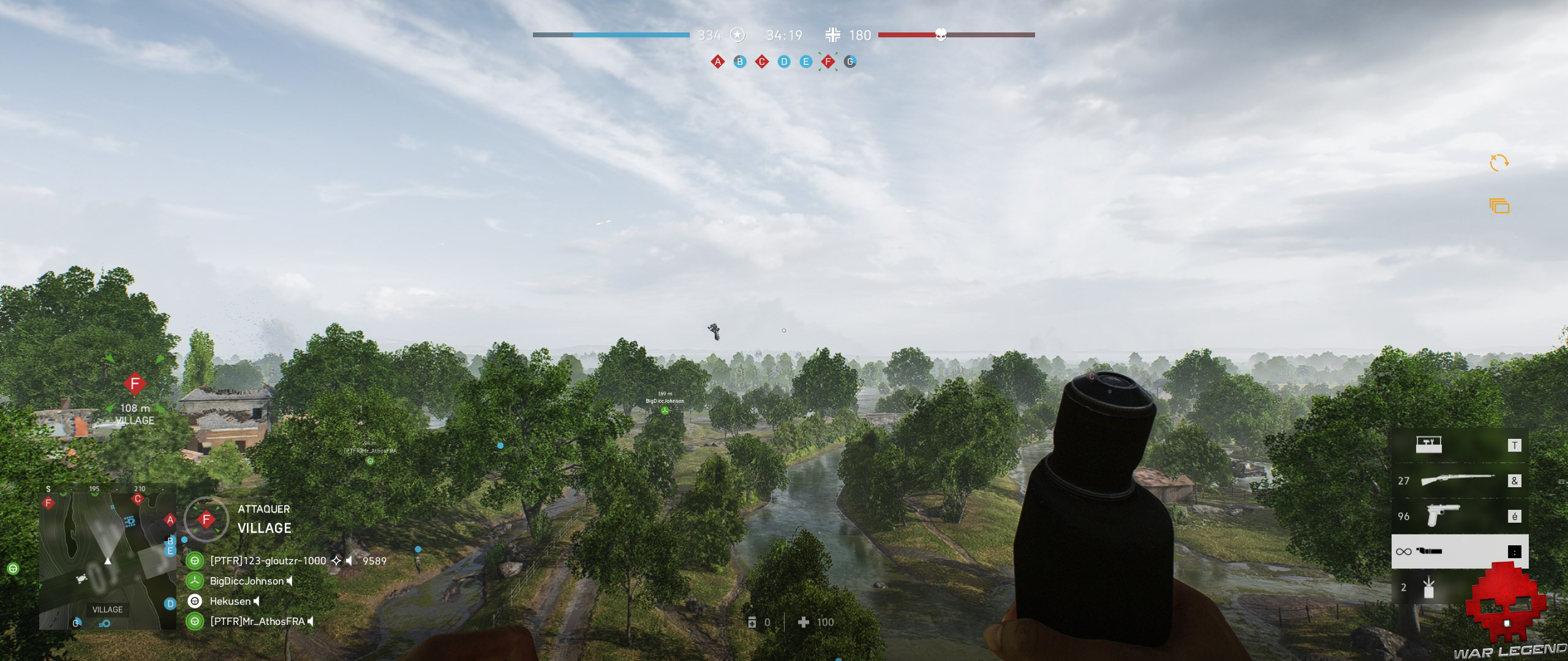 Test Battlefield V - Soldat volant dans les airs