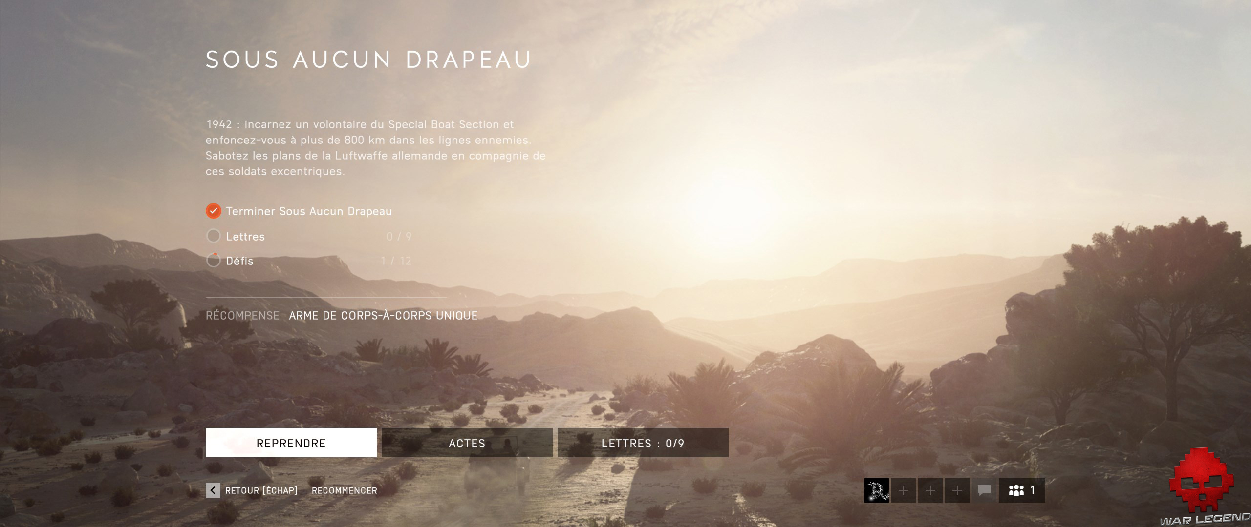 Test Battlefield - Descriptif mini campagne 