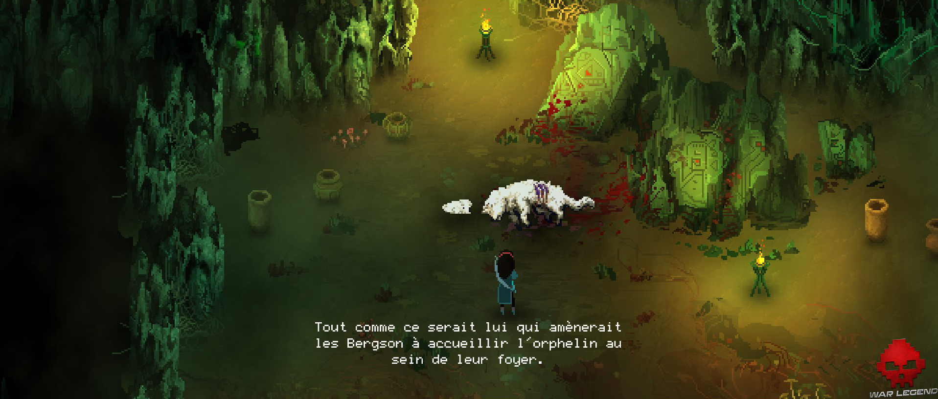 Test Children of Morta - sauvetage de louveteau