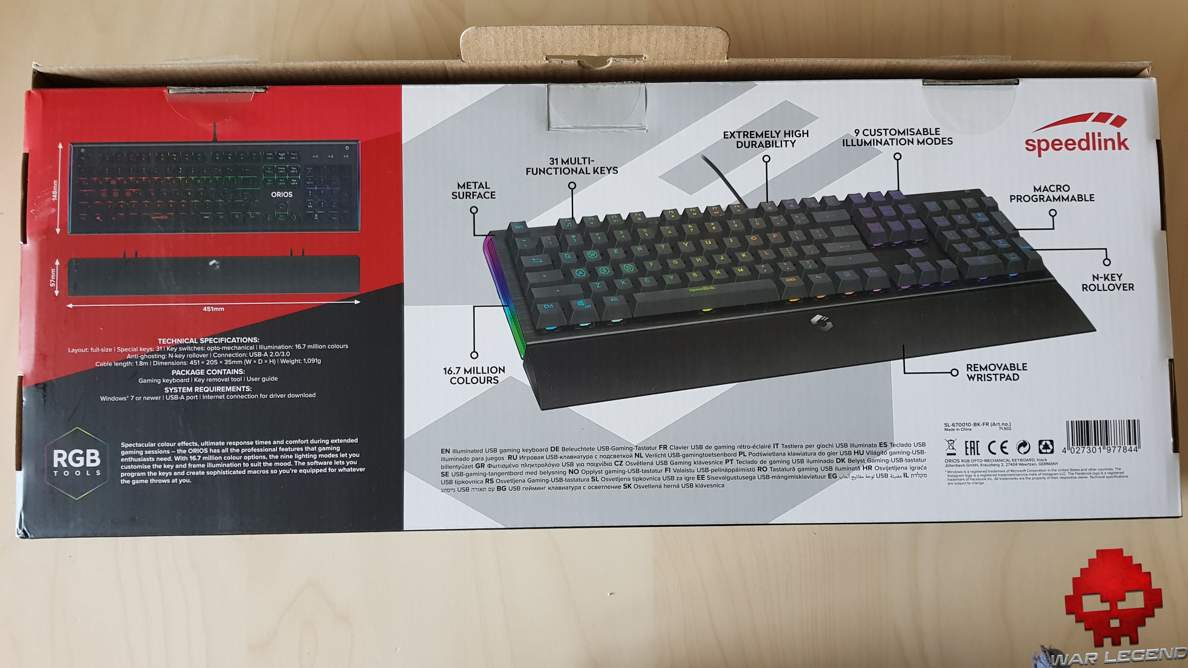 Test Clavier Orios RGB 1