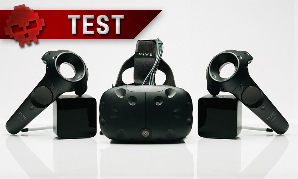 bandeau test, htc vive + 2 lighthouses + 2 htc wands