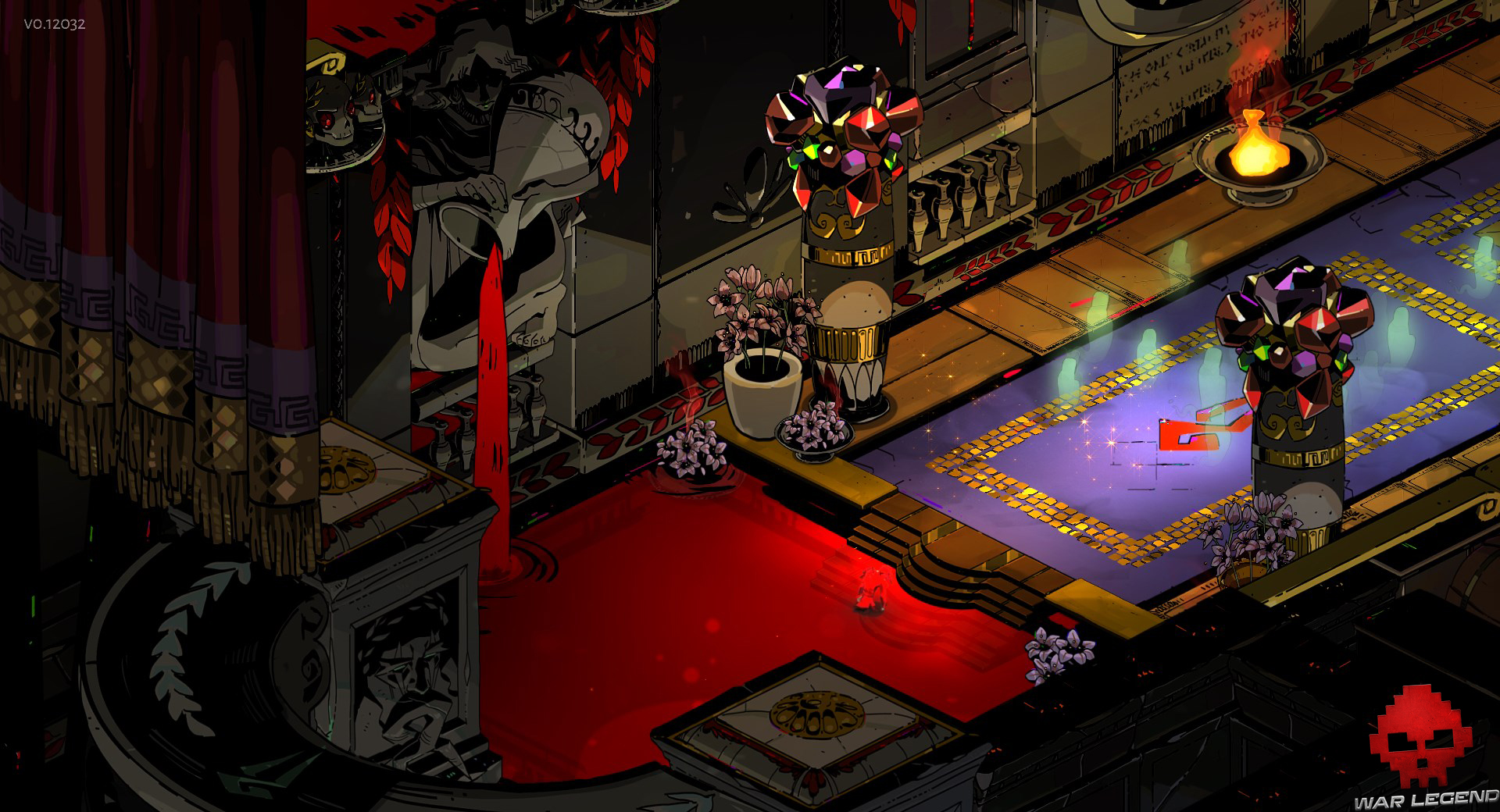 Test Hades piscine de sang