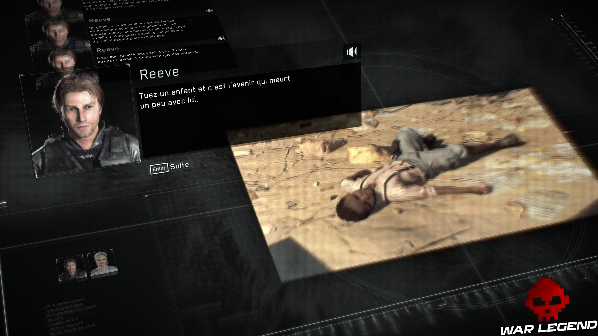 Test Metal Gear Survive monologue reeve
