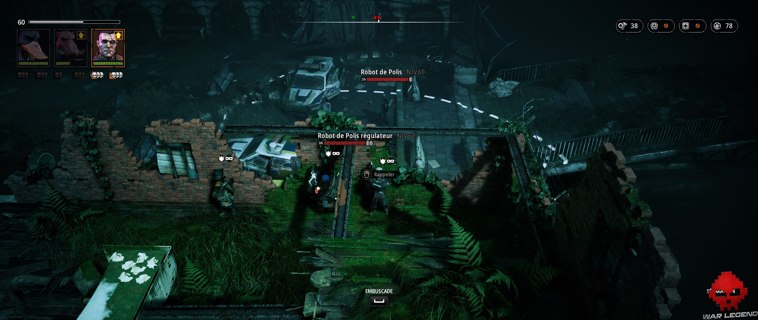 Test Mutant Year Zero Road to Eden - Embuscade sur robots en ville