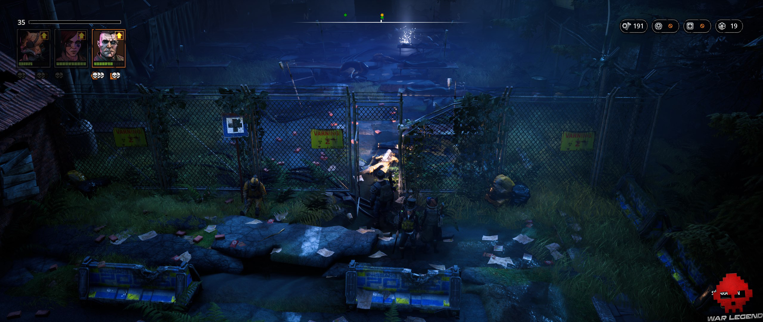 Test Mutant Year Zero Road to Eden - zone de quarantaine