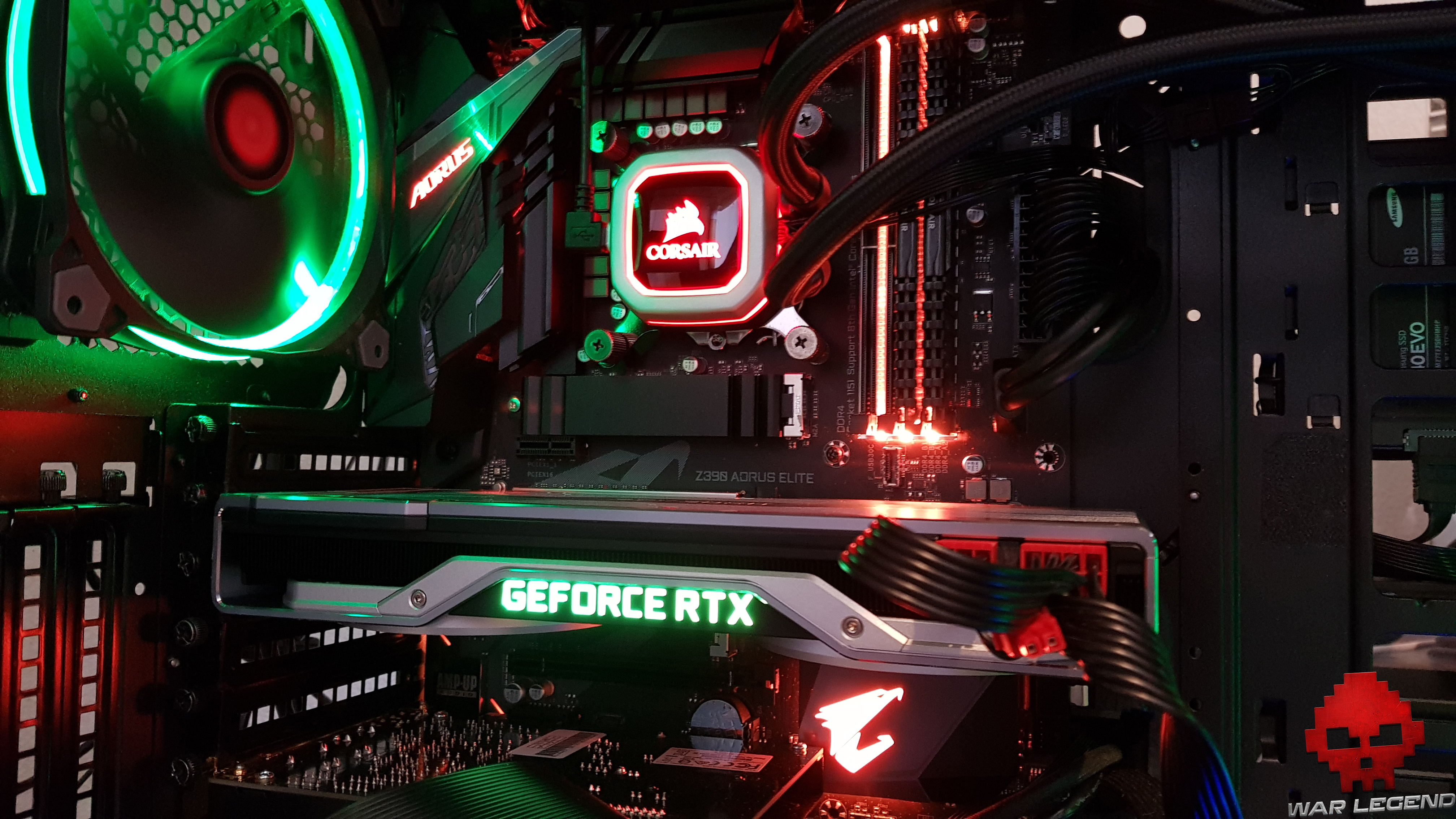Test Nvidia GeForce RTX 2080 seconde vue latérale