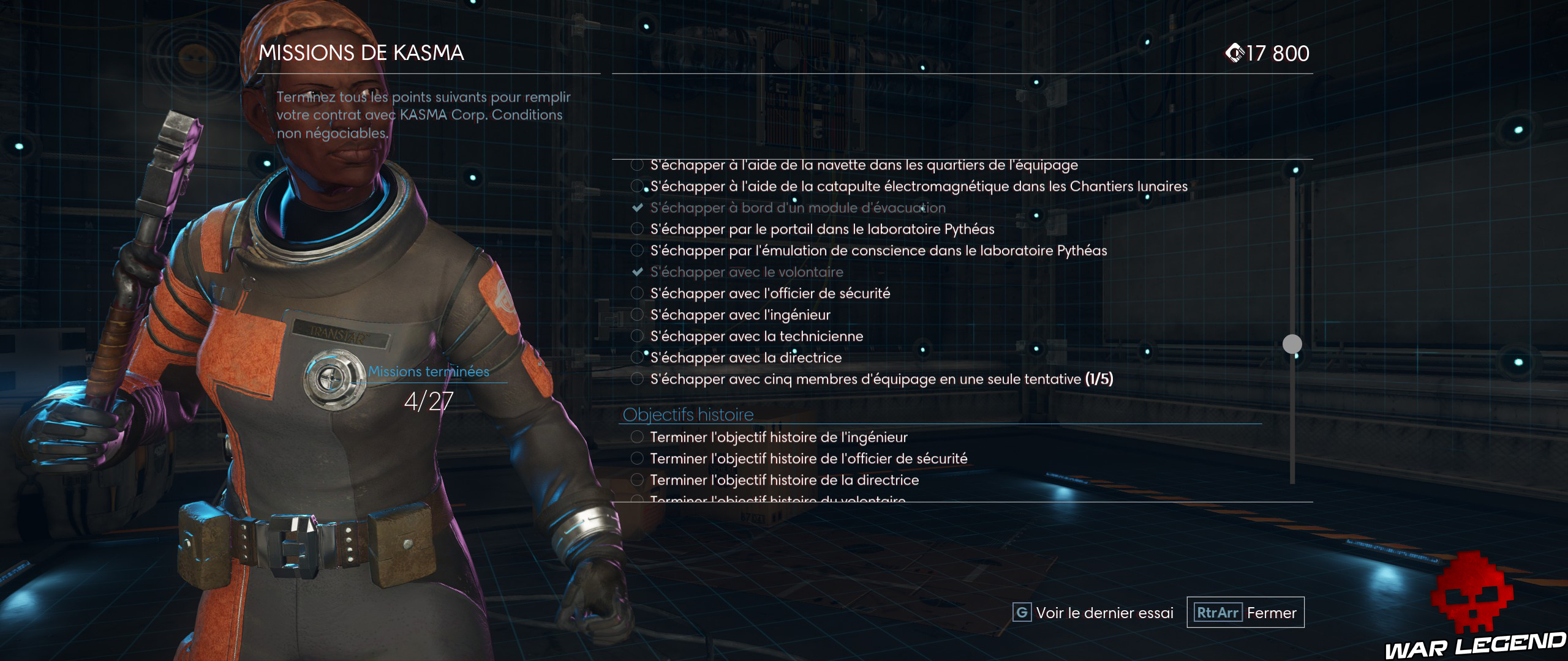 Test Prey Mooncrash missions de Kasma