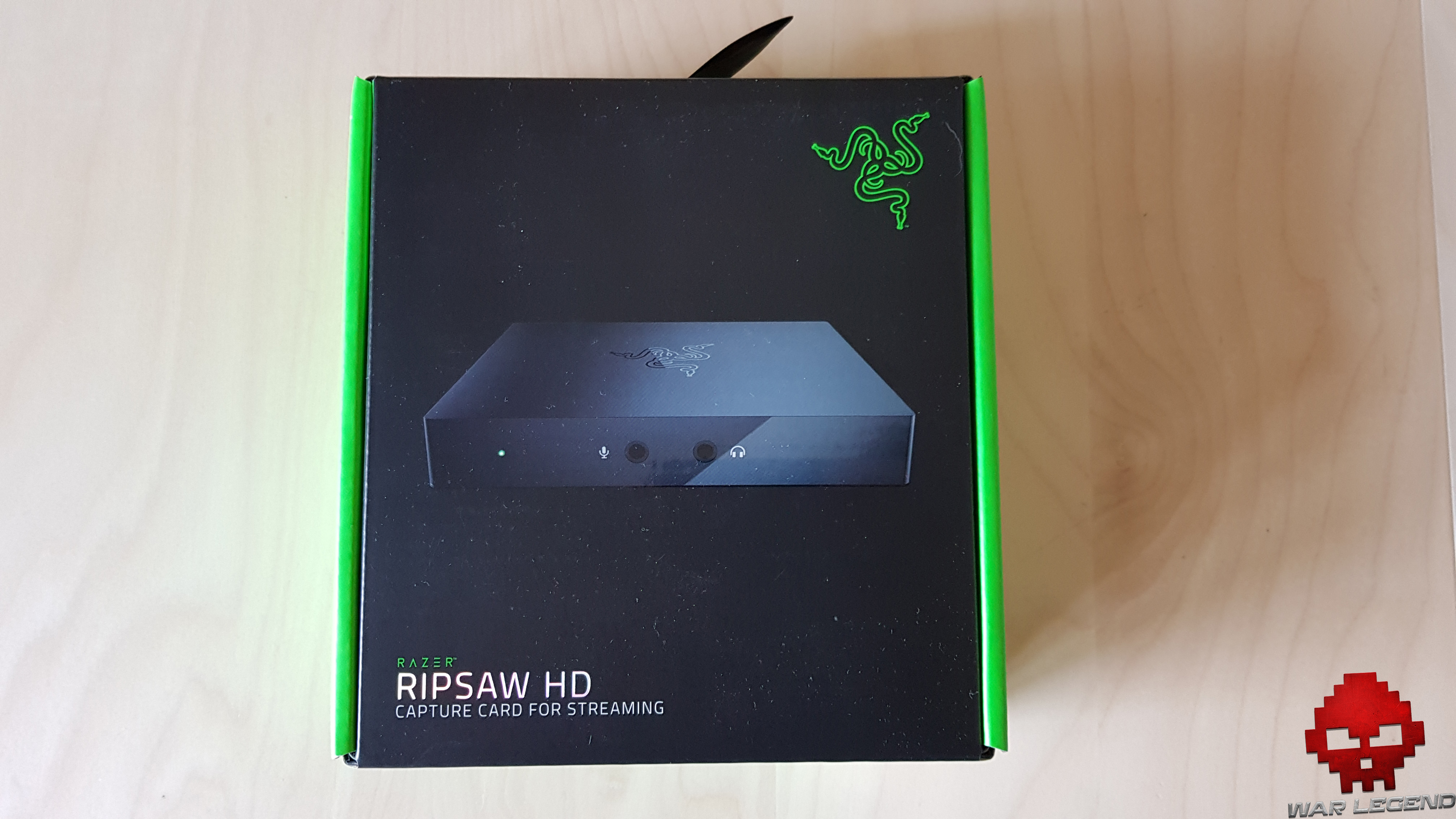 Test Razer Ripsaw HD boîte face avant