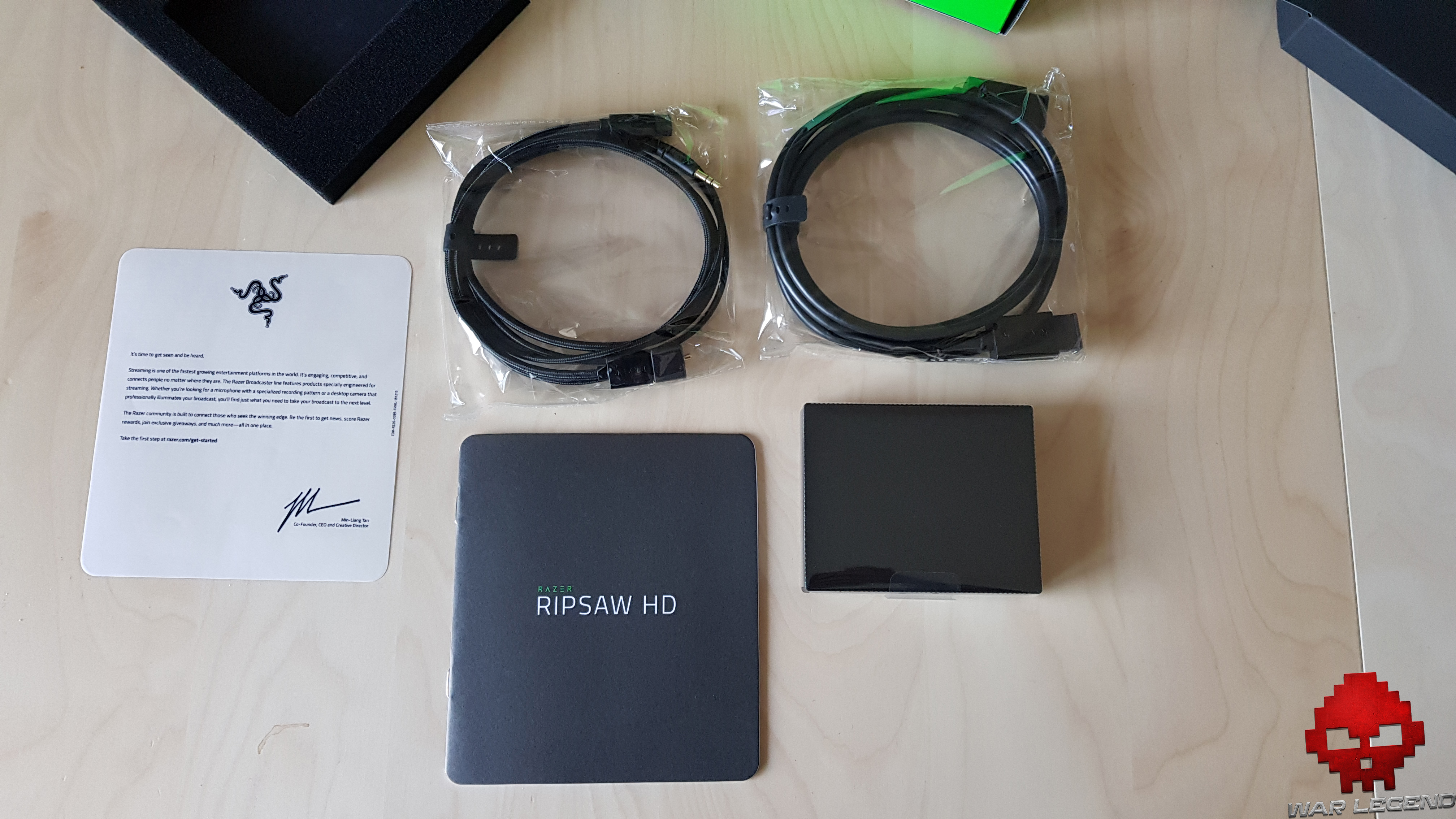 Test Razer Ripsaw HD contenu de la boîte