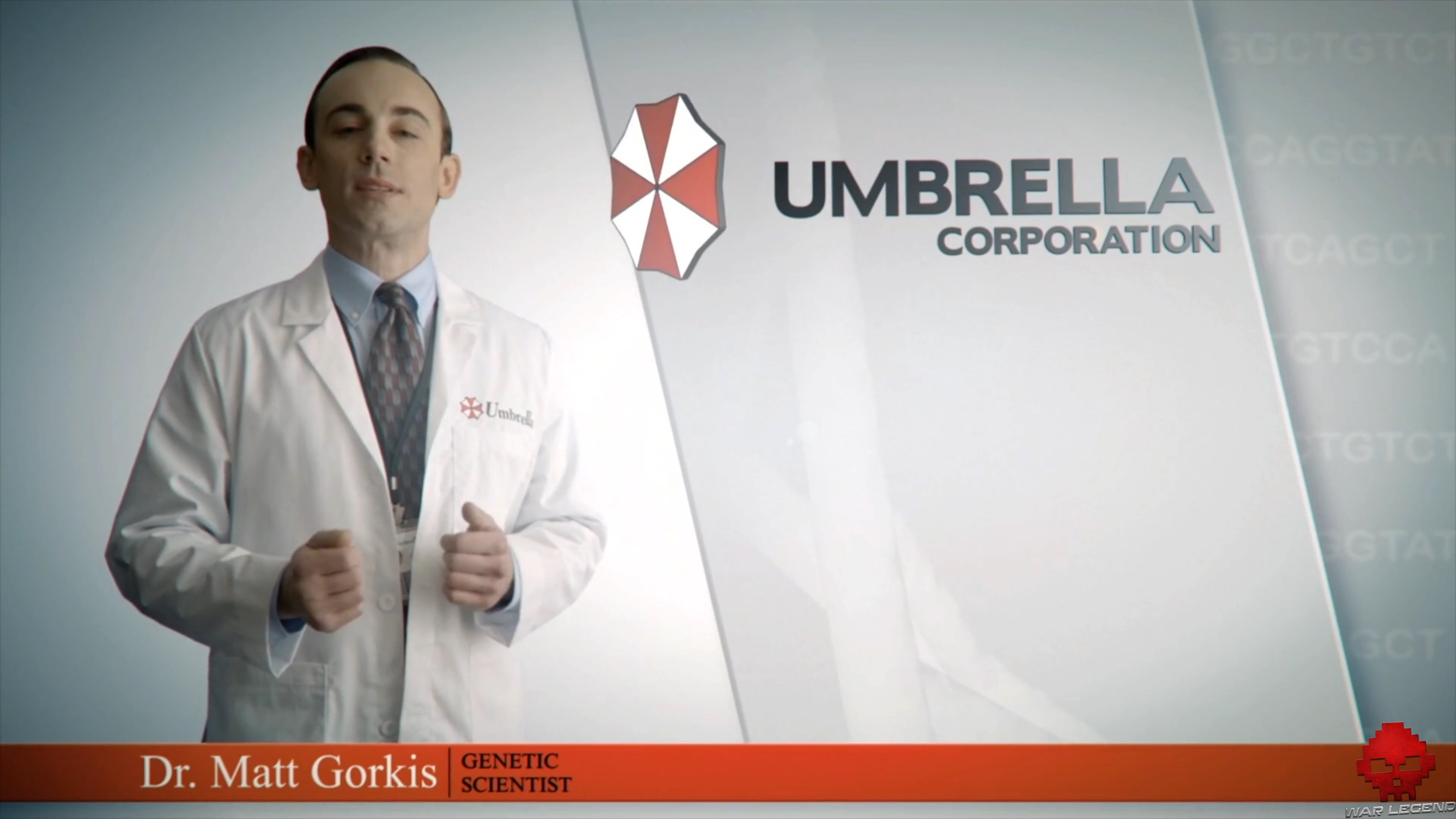 Test Resident Evil 3 - Dr. Matt Gorkis, chercheur en génétique chez Umbrella Corporation