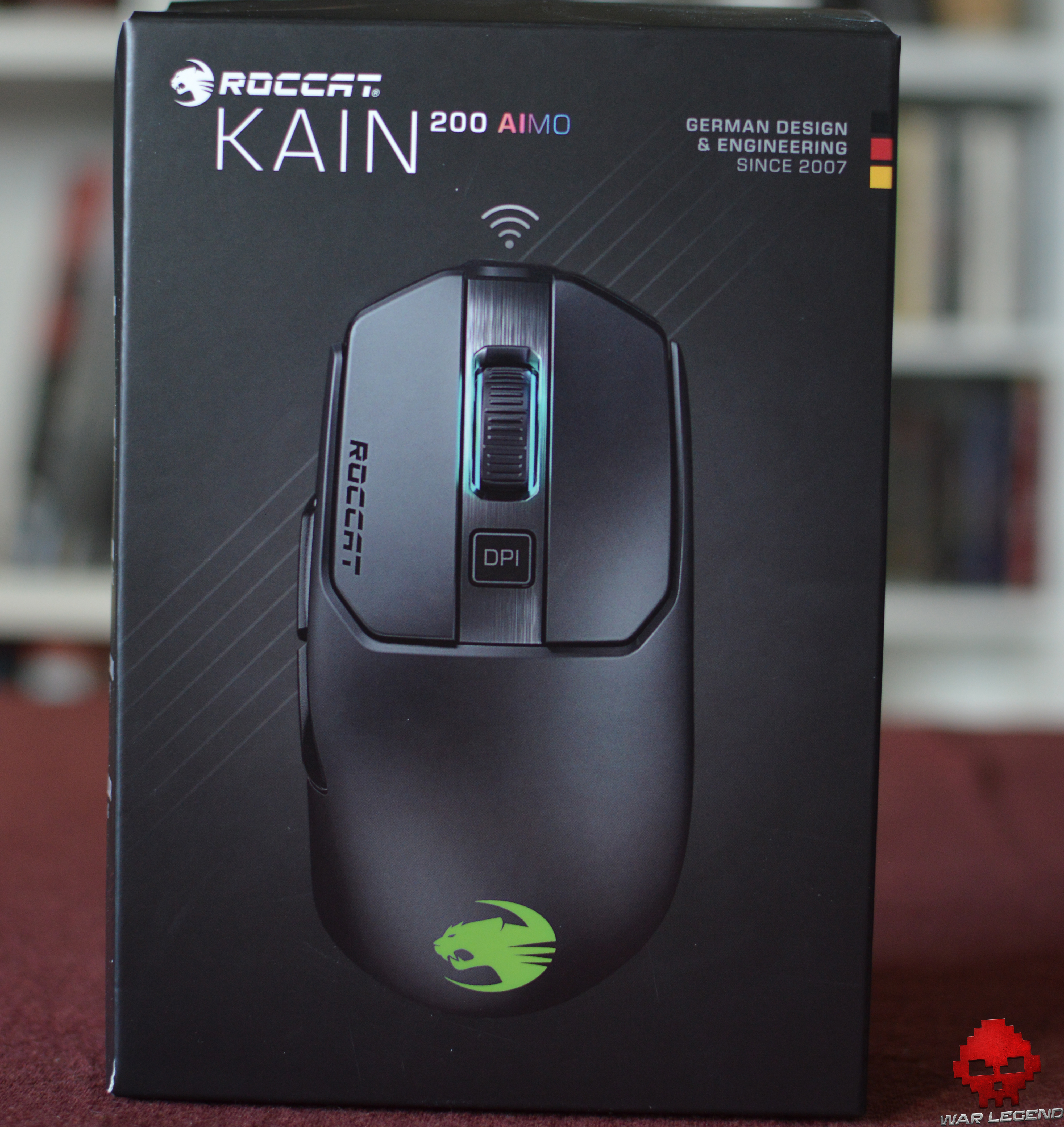 Test Roccat Kain AIMO 200 face boîte