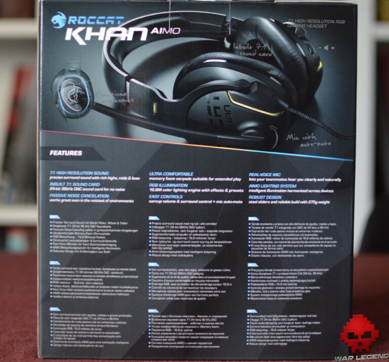 Ersatz Ohrpolster Für Roccat Khan Aimo 7.1 Gaming-Kopfhörer – Proteinleder & Memory-Schaum Für Maximalen Komfort