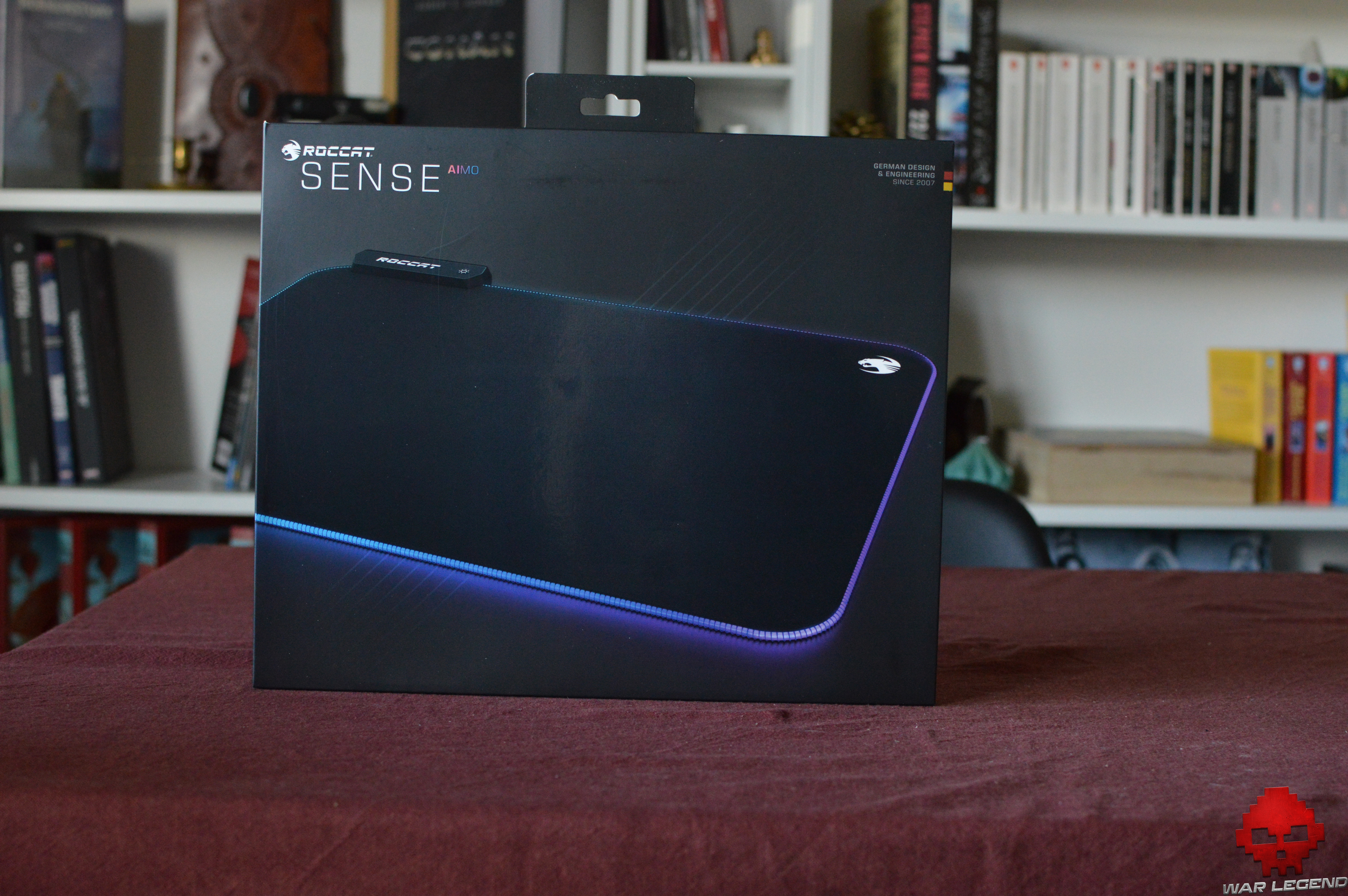 Test Roccat Sense AIMO avant boîte