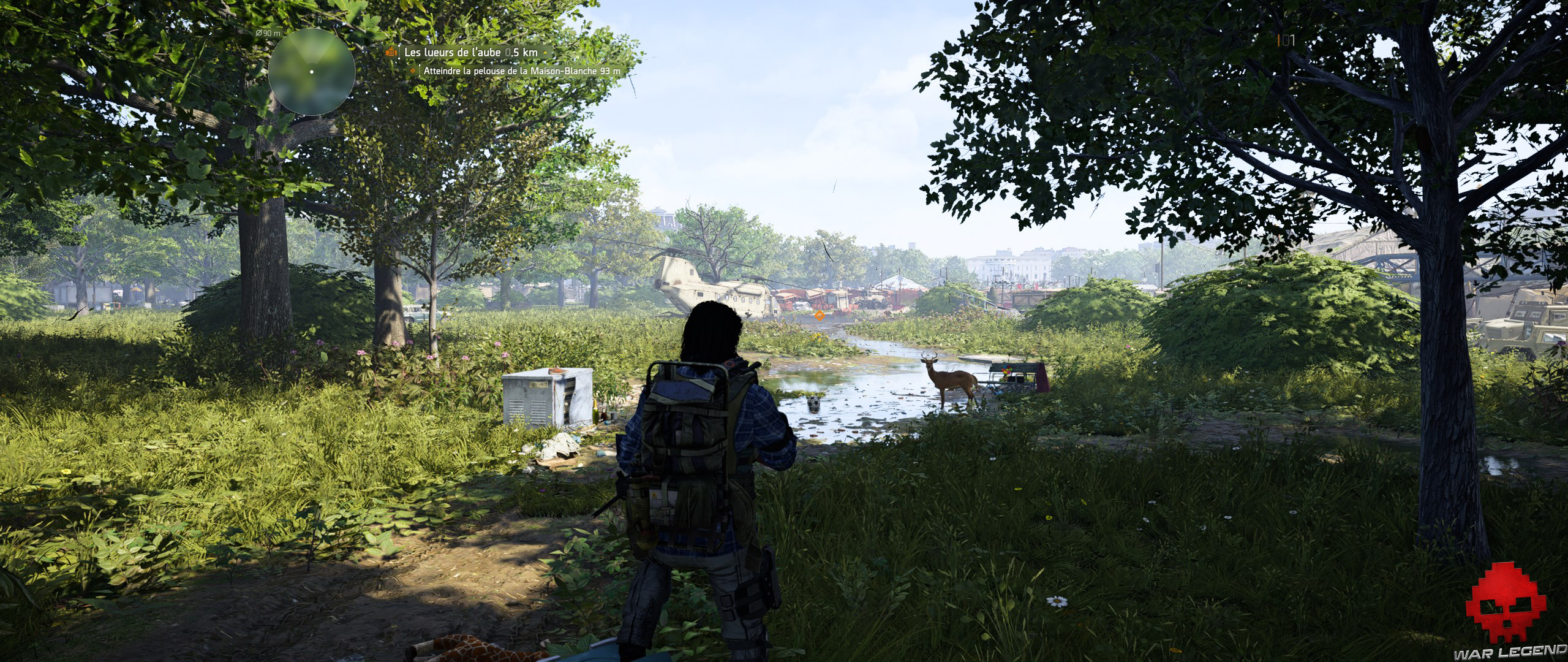 Test The Division 2 Washington envahie par la végétation