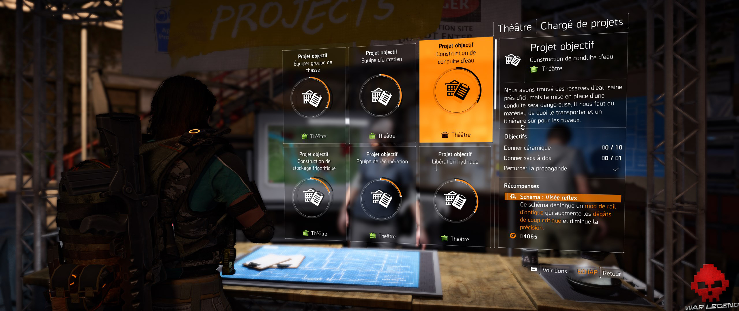 The Division 2 guide du débutant projets