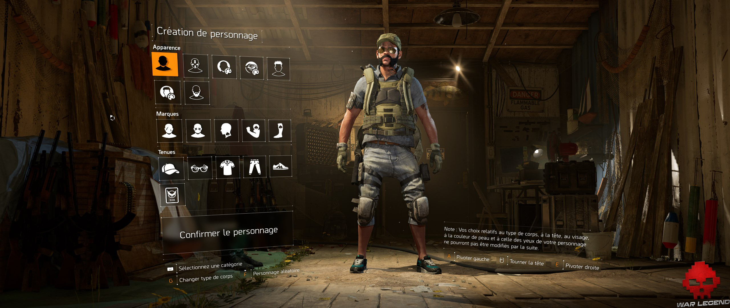 Test The Division 2 création de personnage